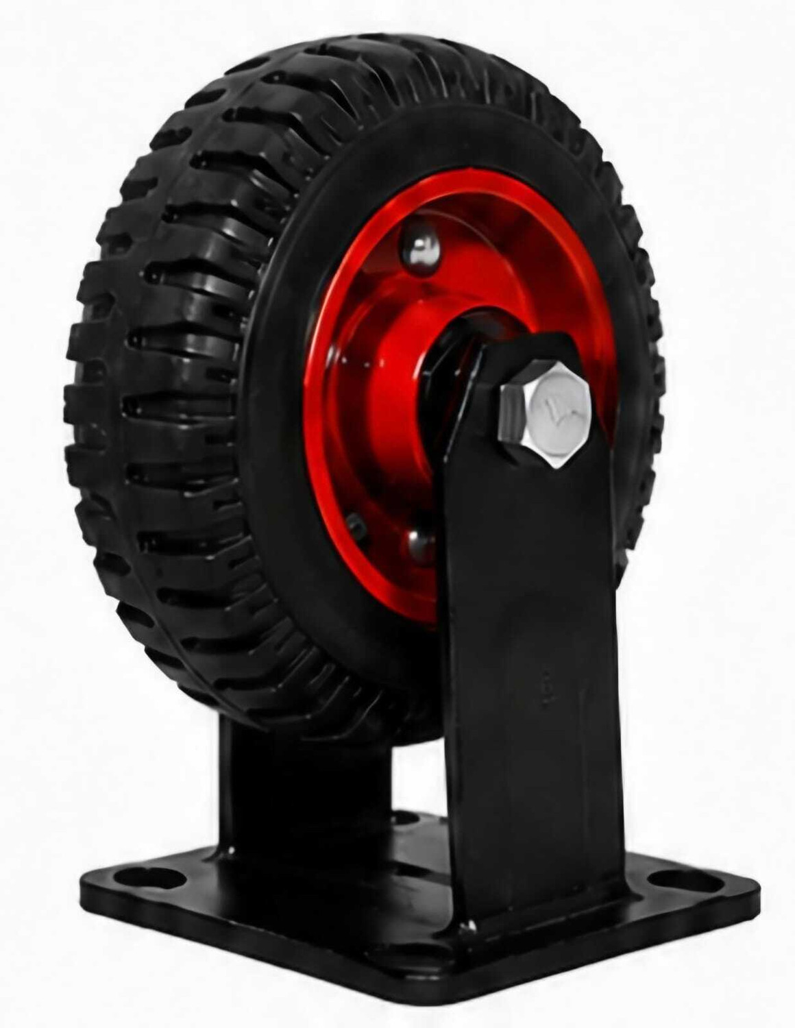 Image of PACIFICMOVERS Heavy Duty Rubber Castor Wheel 6 inch fix Swivel Furniture Caster