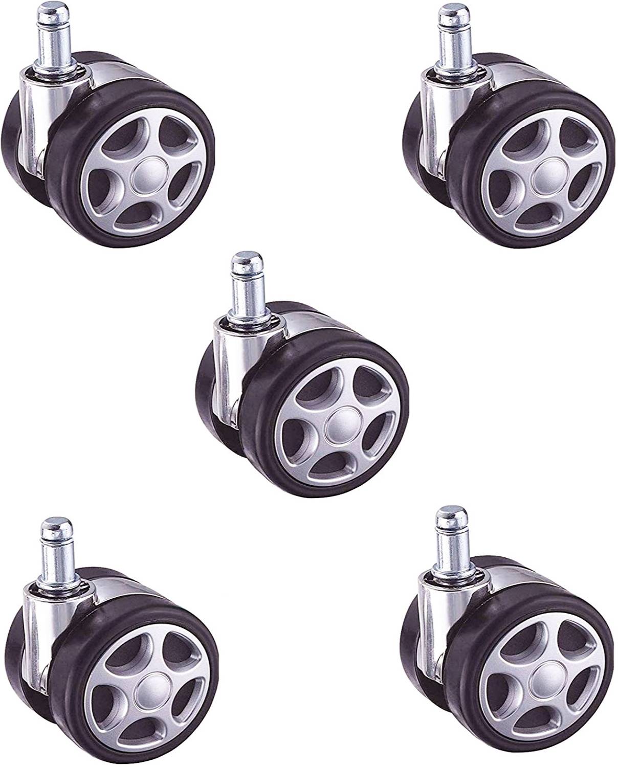 MAESTRO Maestro alloy wheel suitable for all revolving chair, Office chair, Gaming chair Foot Rest