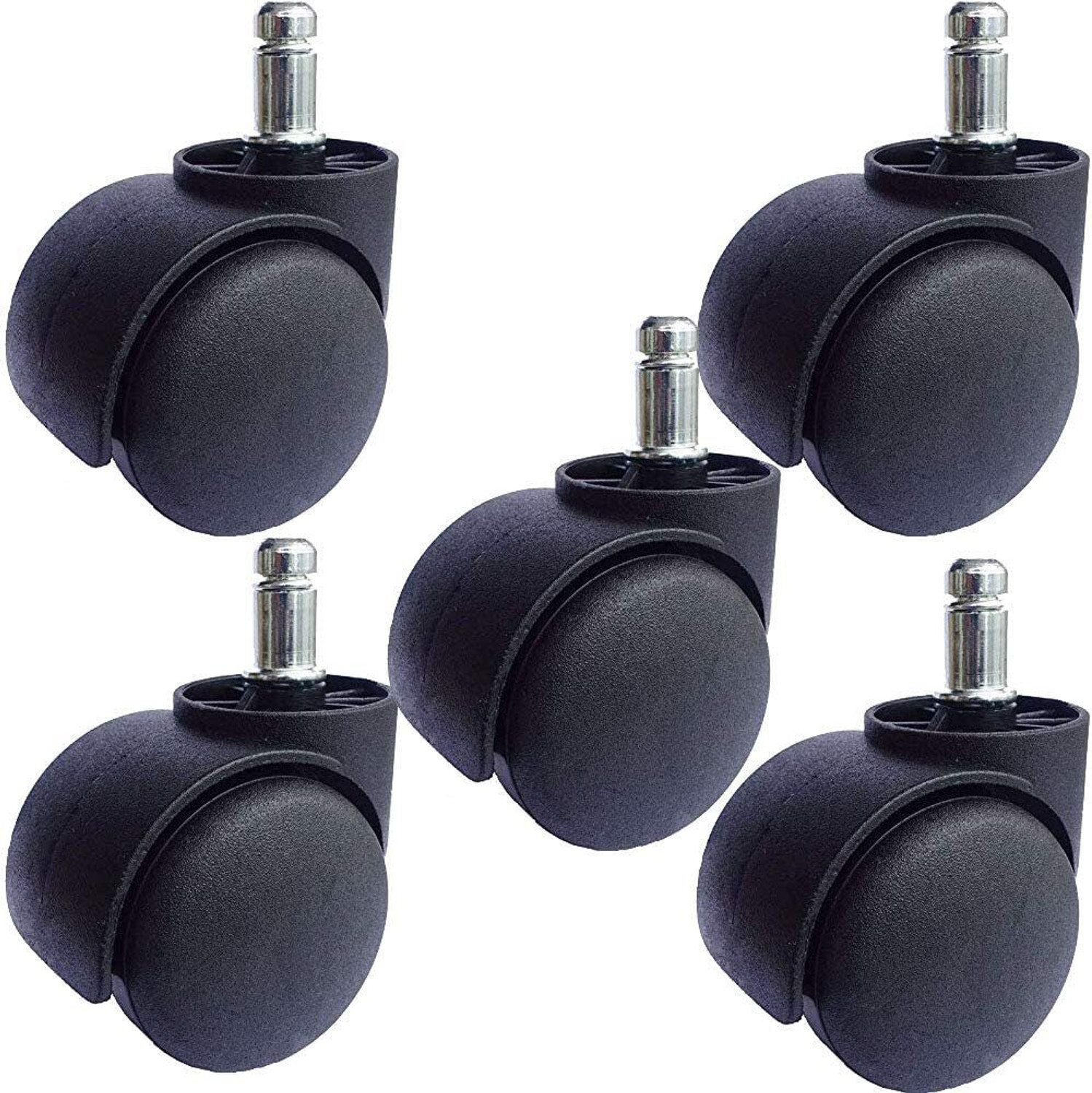 Image of JDSHINE Heavy Duty Revolving Chair Fixed Furniture Caster