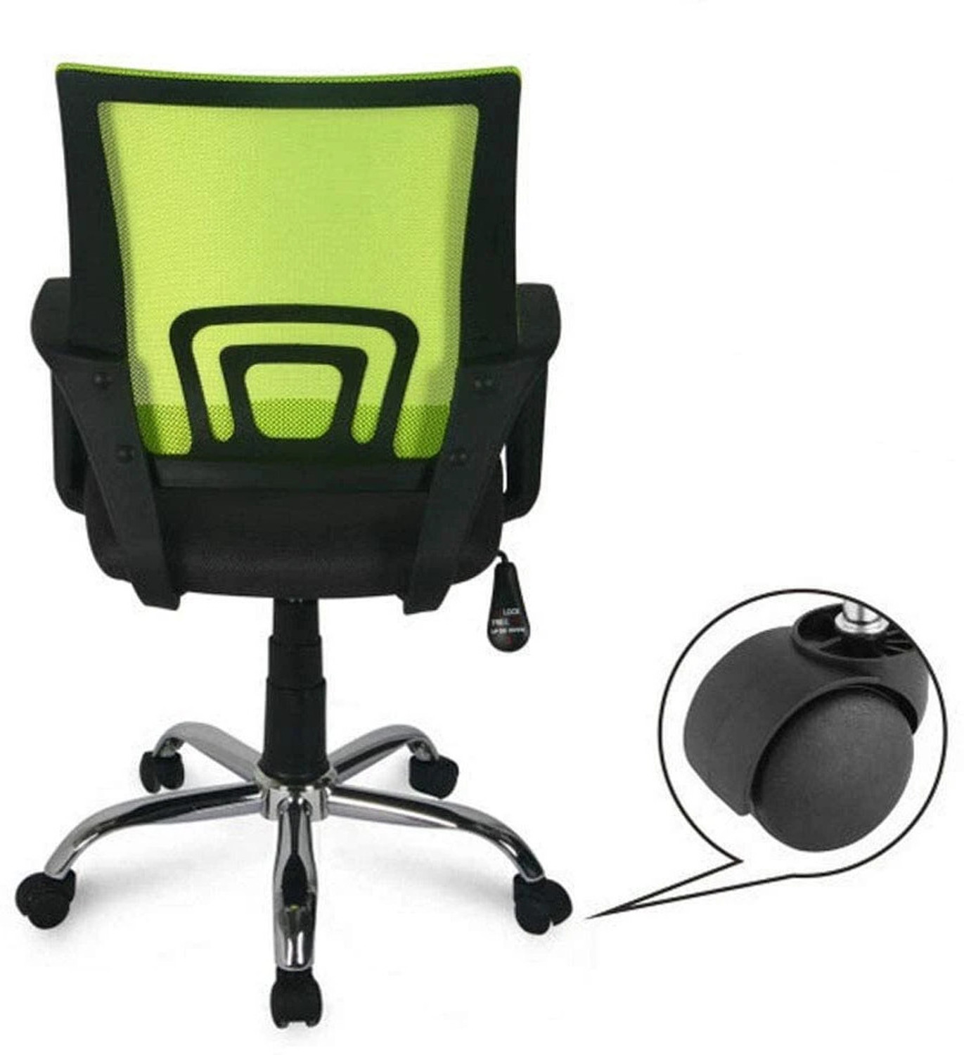 Image of JDSHINE Heavy Duty Revolving Chair Fixed Furniture Caster