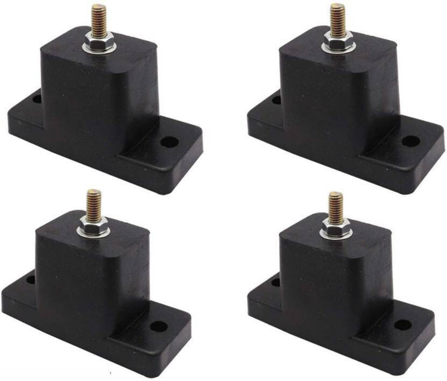 Image of Sub-Urbs Sigma Rubber Mounting Bush for Condensing Units (Black) - 4pcs Set. Rubber Furniture Caster