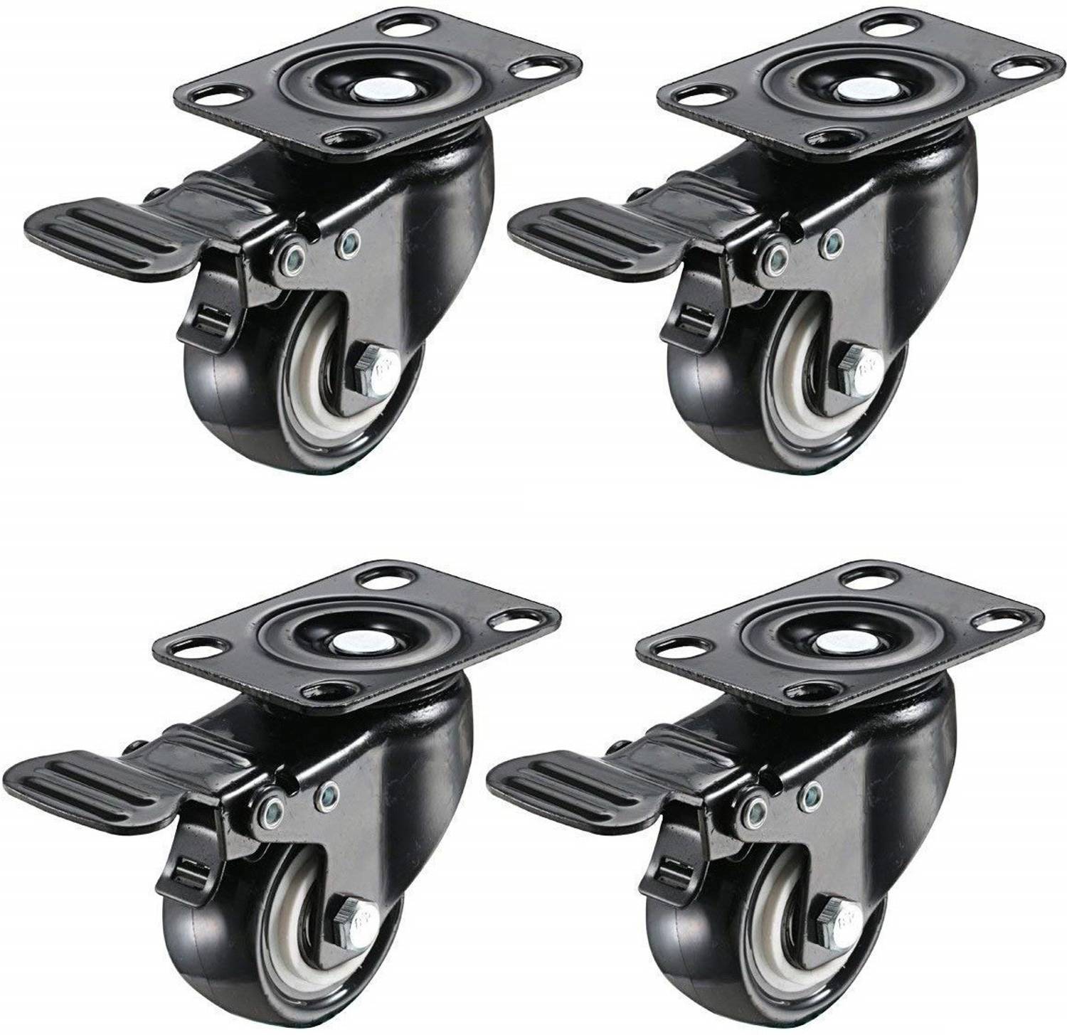 4tens Heavy Duty Swivel Caster Wheel With Brake Fixed Furniture Caster Swivel Furniture Caster