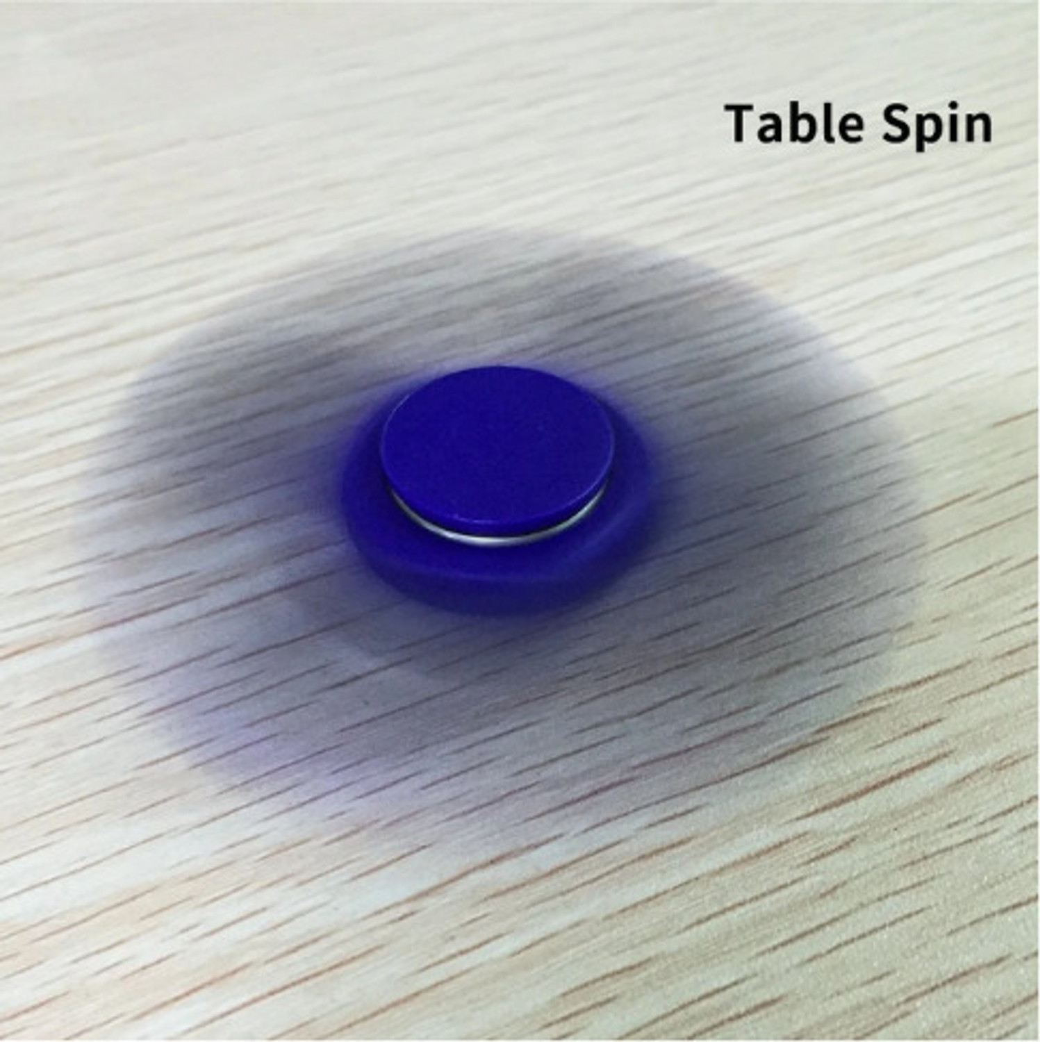 Image of PMW Anti-Stress Metal Fidget Spinner With Ceramic Bearings (Blue) SPINNER Gag Toy