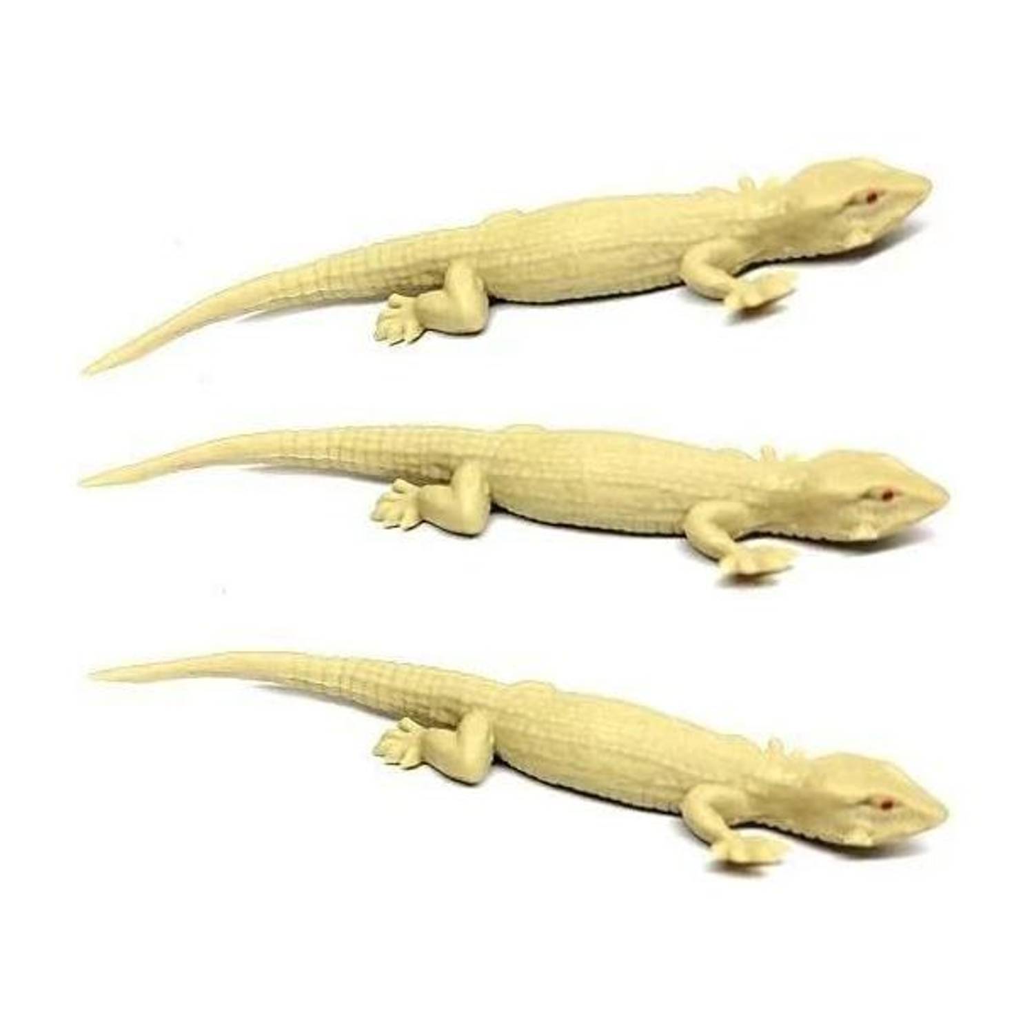 BLC 3 Pcs Silicone Chipkali For Prank Rubber Lizard For Prank Plastic Chipkali Insects Toy For Make Fool and fun gag toy Gag Toy
