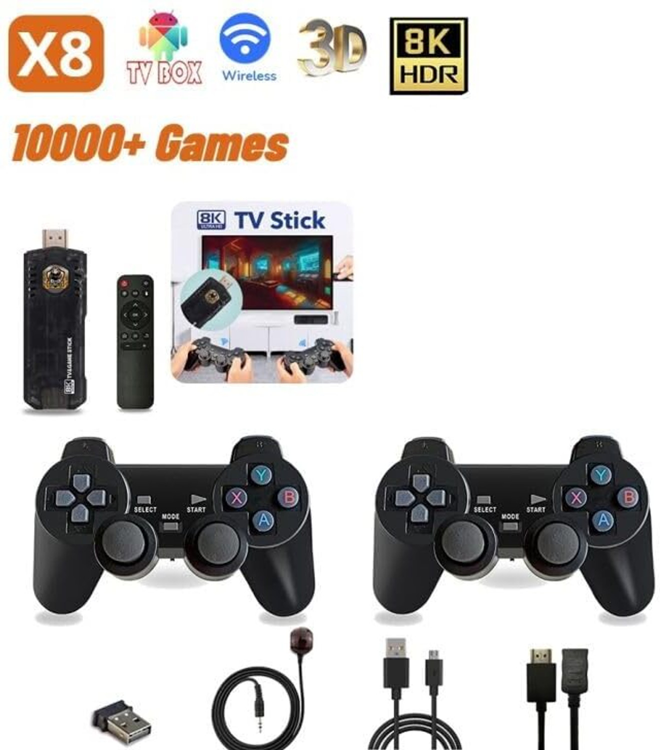 Image of Lipzie C444.96ABG10.X8.Video.Game+X6.Video.Game USB Gamepad