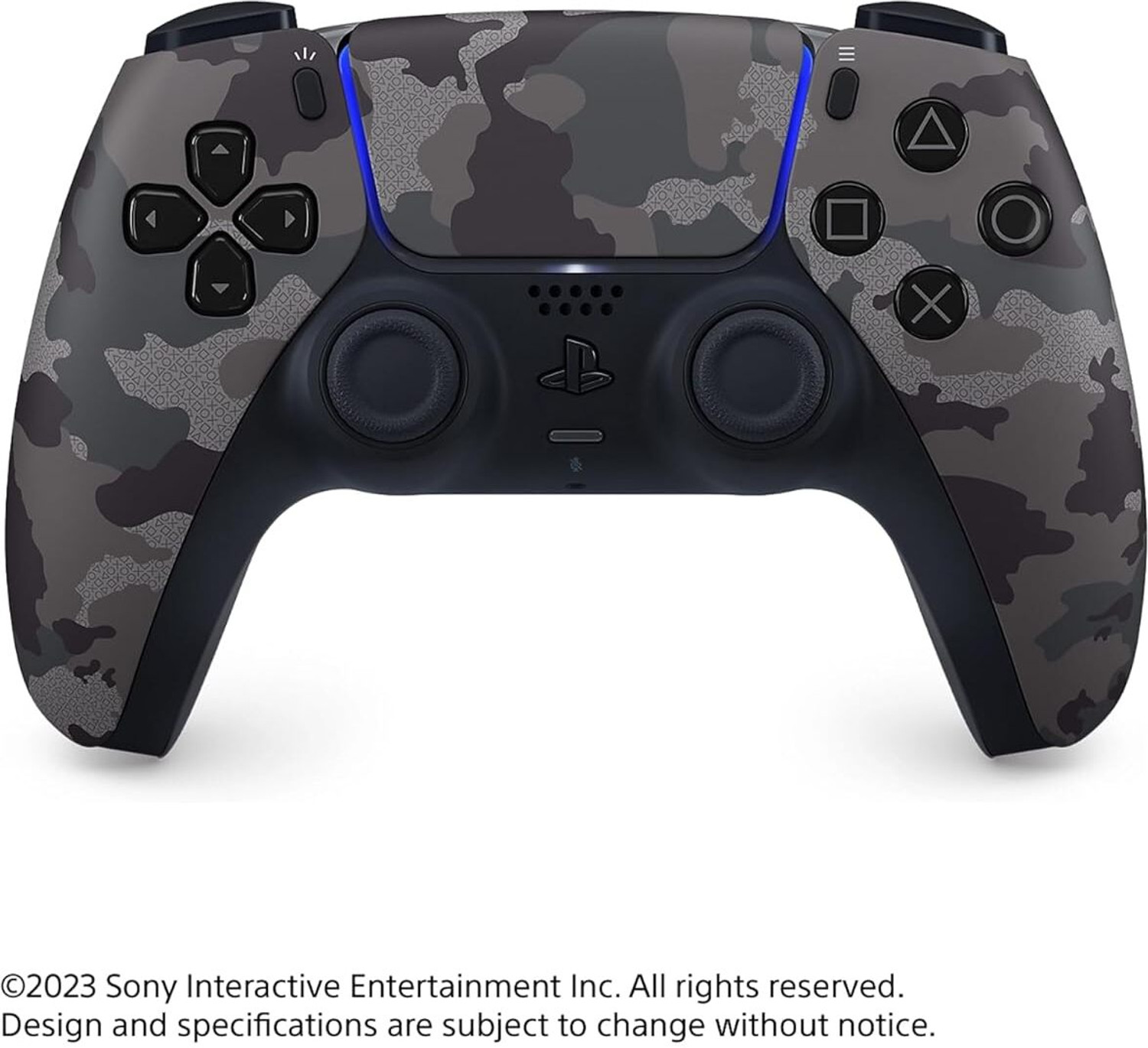 Image of Playstation PS5 Dualsense Controller Grey Camo Gamepad