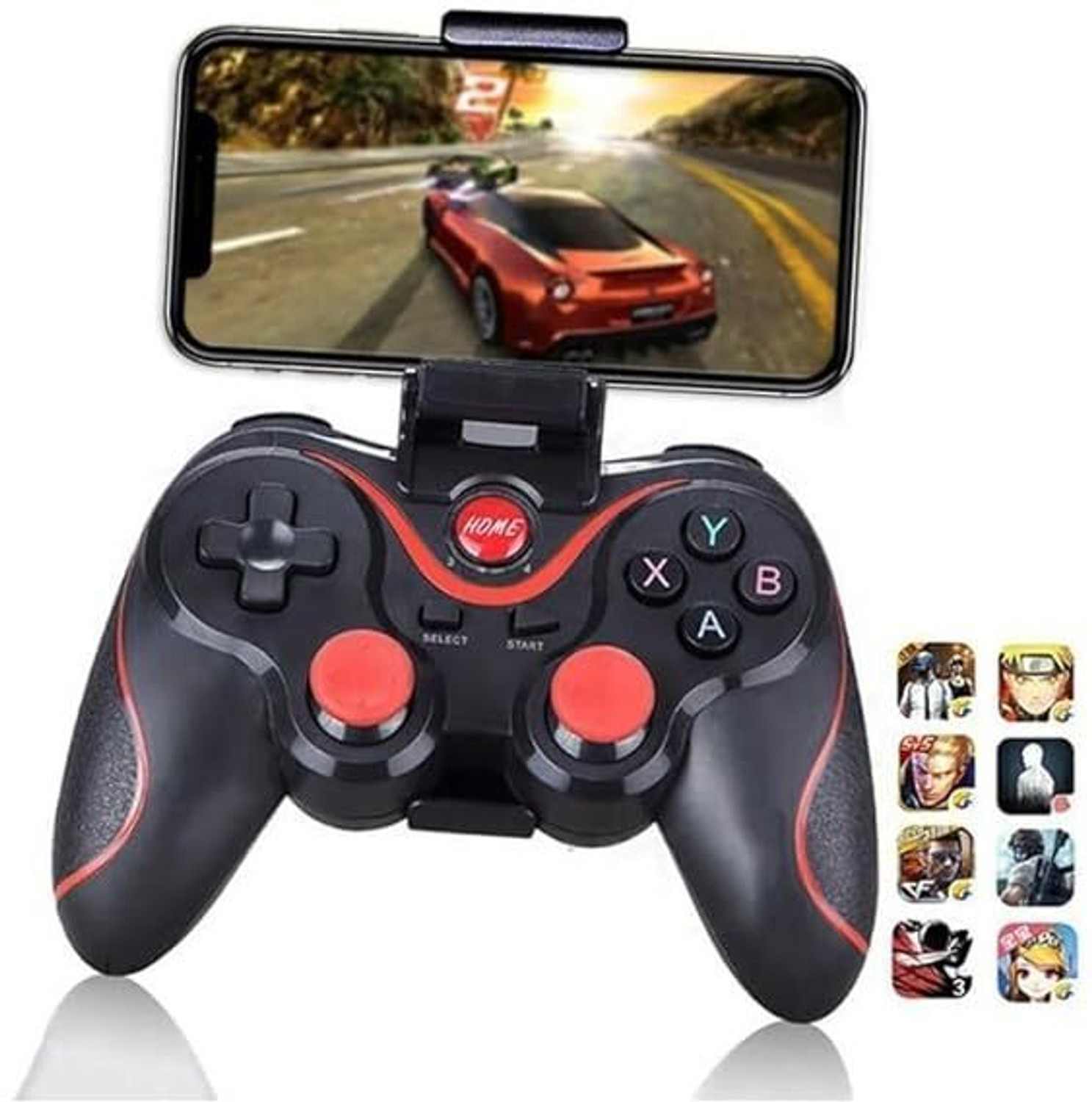 Image of Lipzie X3 Bluetooth Wireless Gamepad Controller for Comfortable Gaming Experience Gamepad