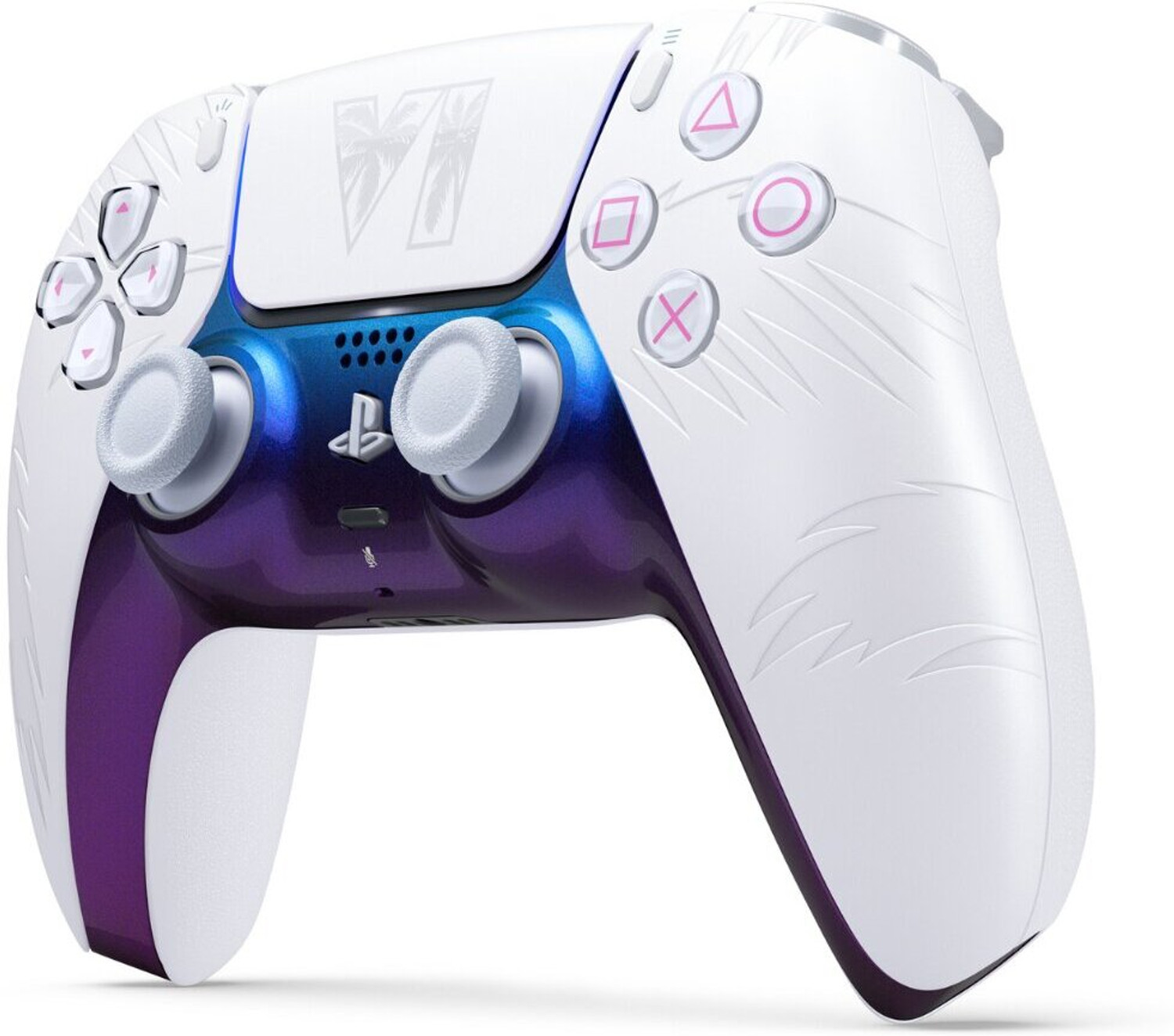 Image of SONY PS5 DualSense Controller - Grand Theft Auto VI White LE (CFI-ZCT2W) Gamepad