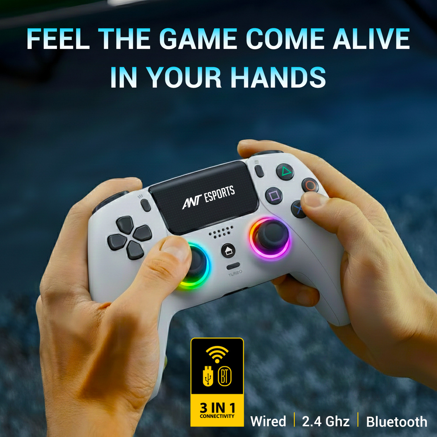 Image of Ant Esports SUPERNOVA wireless White USB Gamepad