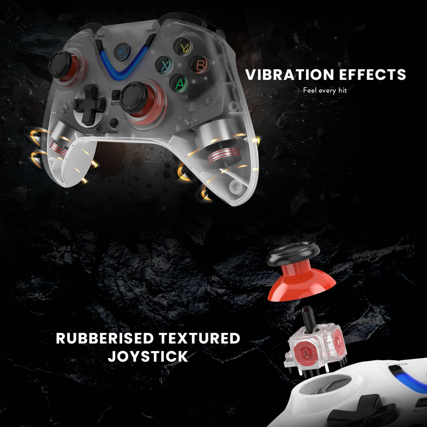 Cosmic Byte ARES Wireless Controller White - Image 5