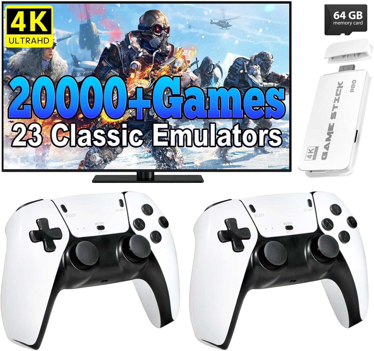 Image of KITAI 20000+ Games, Plug and Play TV Video Game Console Gamepad
