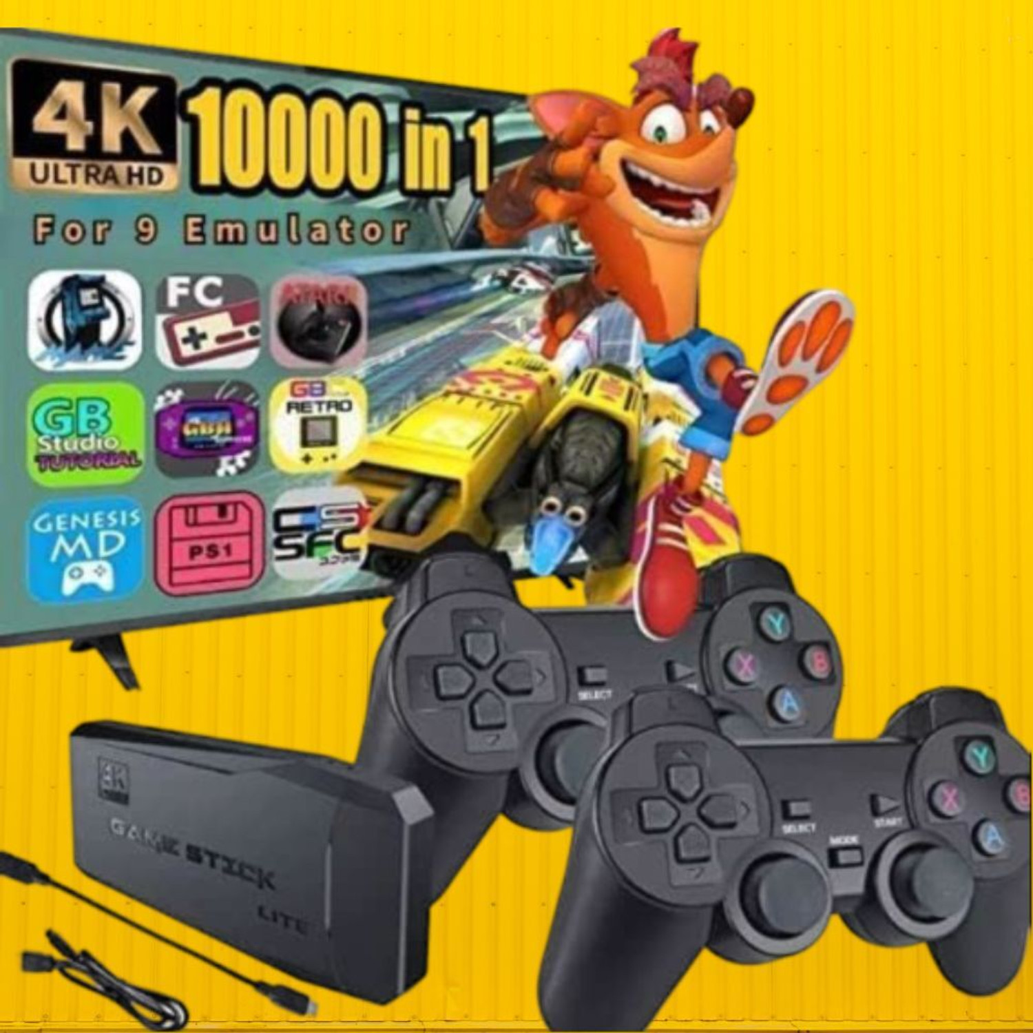 Image of Lipzie C485.96ABG19G620Game+96ABG12Q3Videogame USB Gamepad