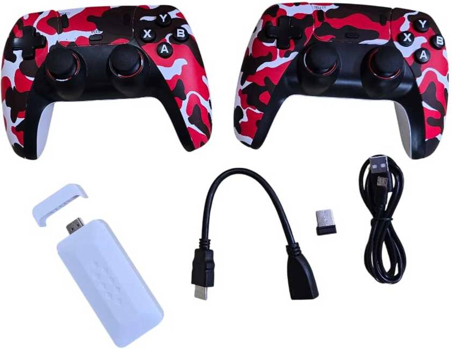 PICSTAR M22 Red 1080P HDMI Retro Gaming Console 30000+ Games 45+ Emulators Bluetooth Gamepad