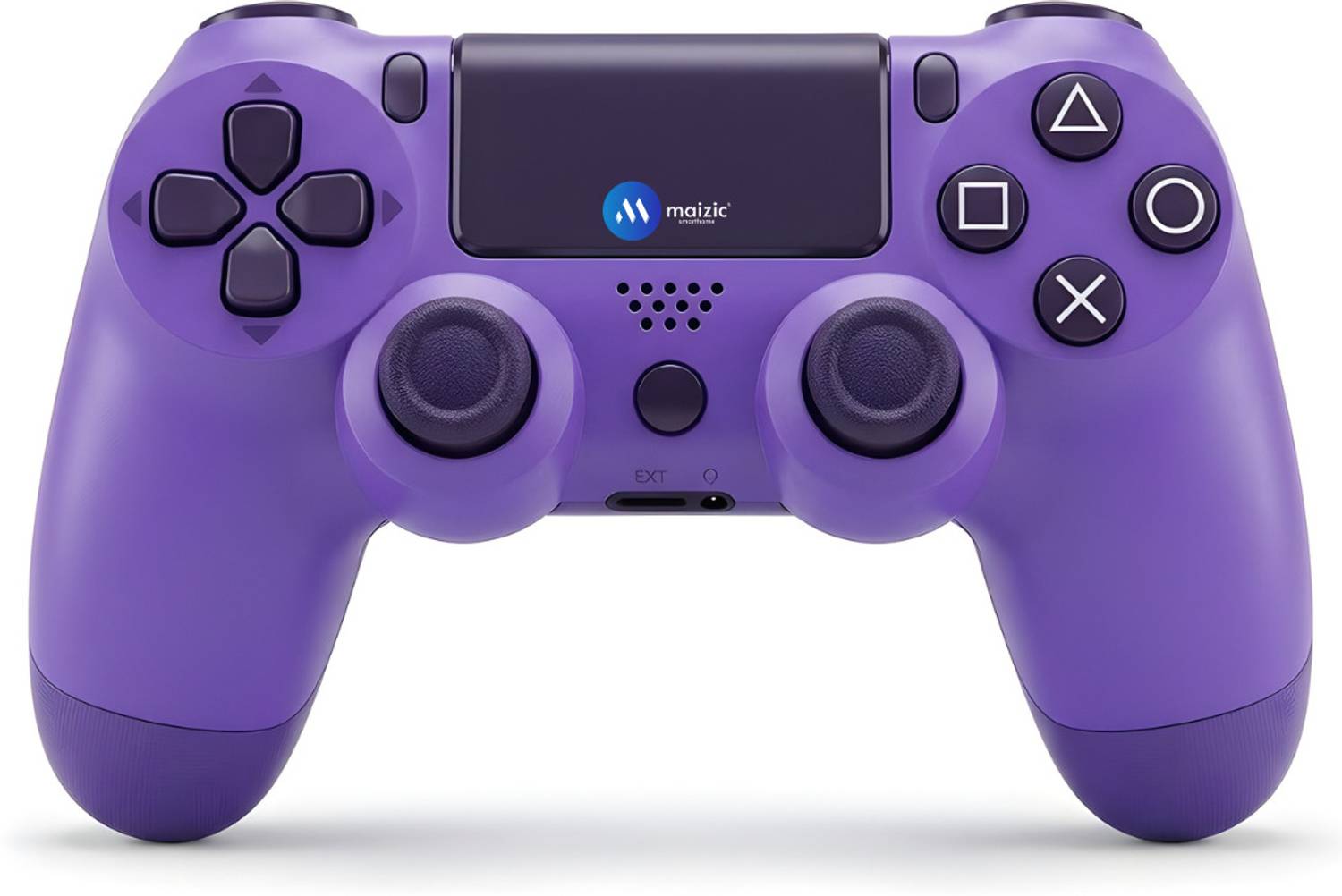 Maizic Smarthome Funetic Purple Wireless Bluetooth P4 Controller | Dual Vibration, Touchpad Gamepad