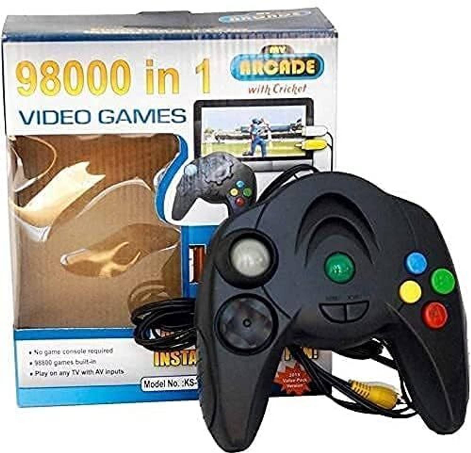 RIGHT SEARCH Plug and Play TV Supported Classic Handheld Single Player Gamepad