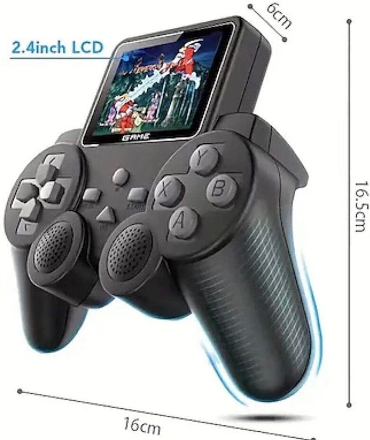 Image of Rhonnium Rechargeable 8 Bit Retro Mini Game System Gamepad