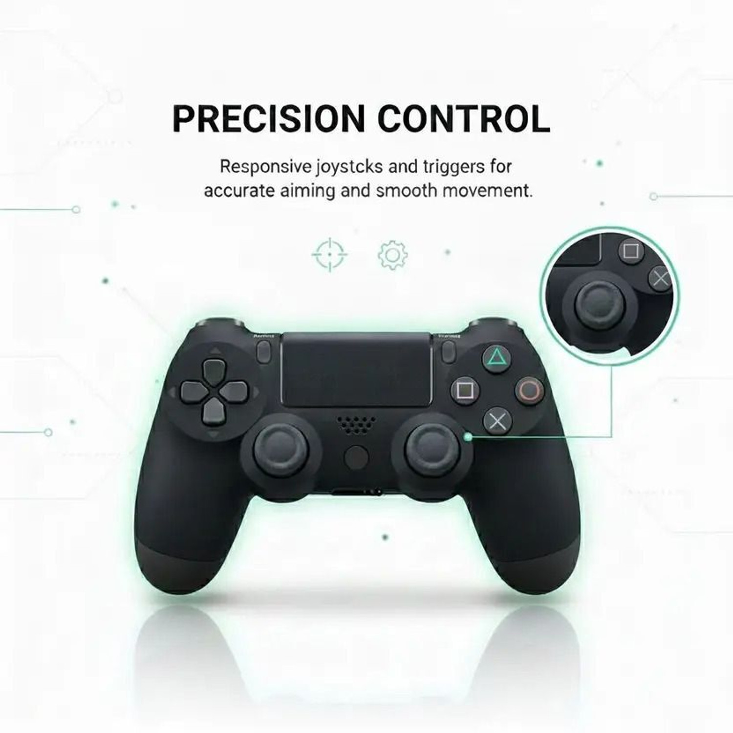 Image of Elite Gaming Hub Playstation Dualshock 4 Joystick Wireless for PS4 Gamepad Motion Controller Bluetooth Gamepad
