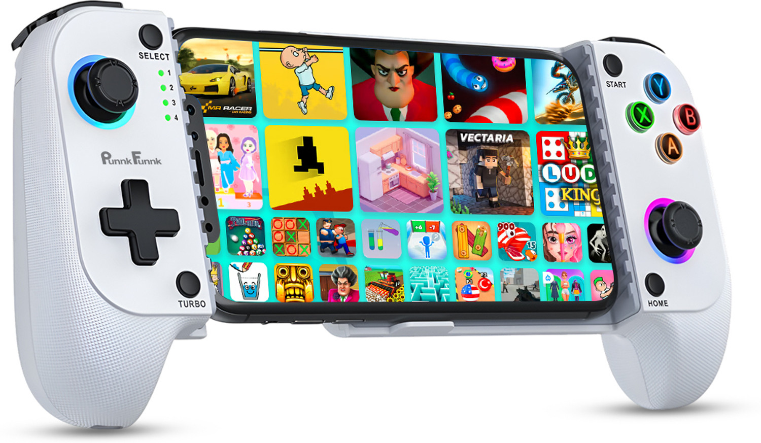 Image of PunnkFunnk Bluetooth Gaming Controller for Android & PC | Dual Shock | Rechargeable Gamepad Bluetooth Gamepad