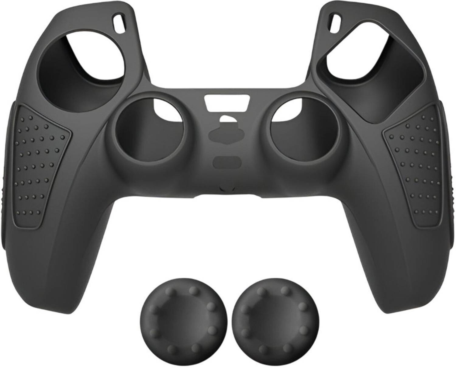 HICLE Cover for PS5 Controller with Anti Slip Grip & 2 Thumb Grip Soft Protective case Gamepad