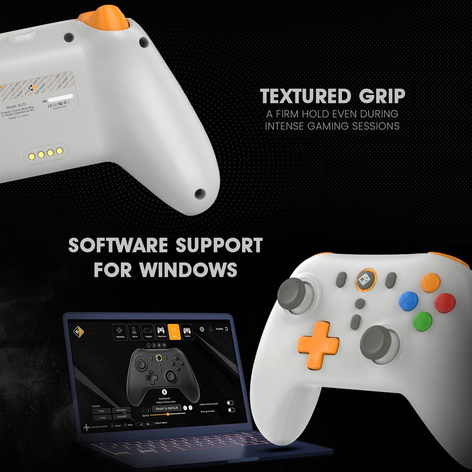 Cosmic Byte Blitz Bluetooth, Wi-Fi, USB Gamepad - Image 5