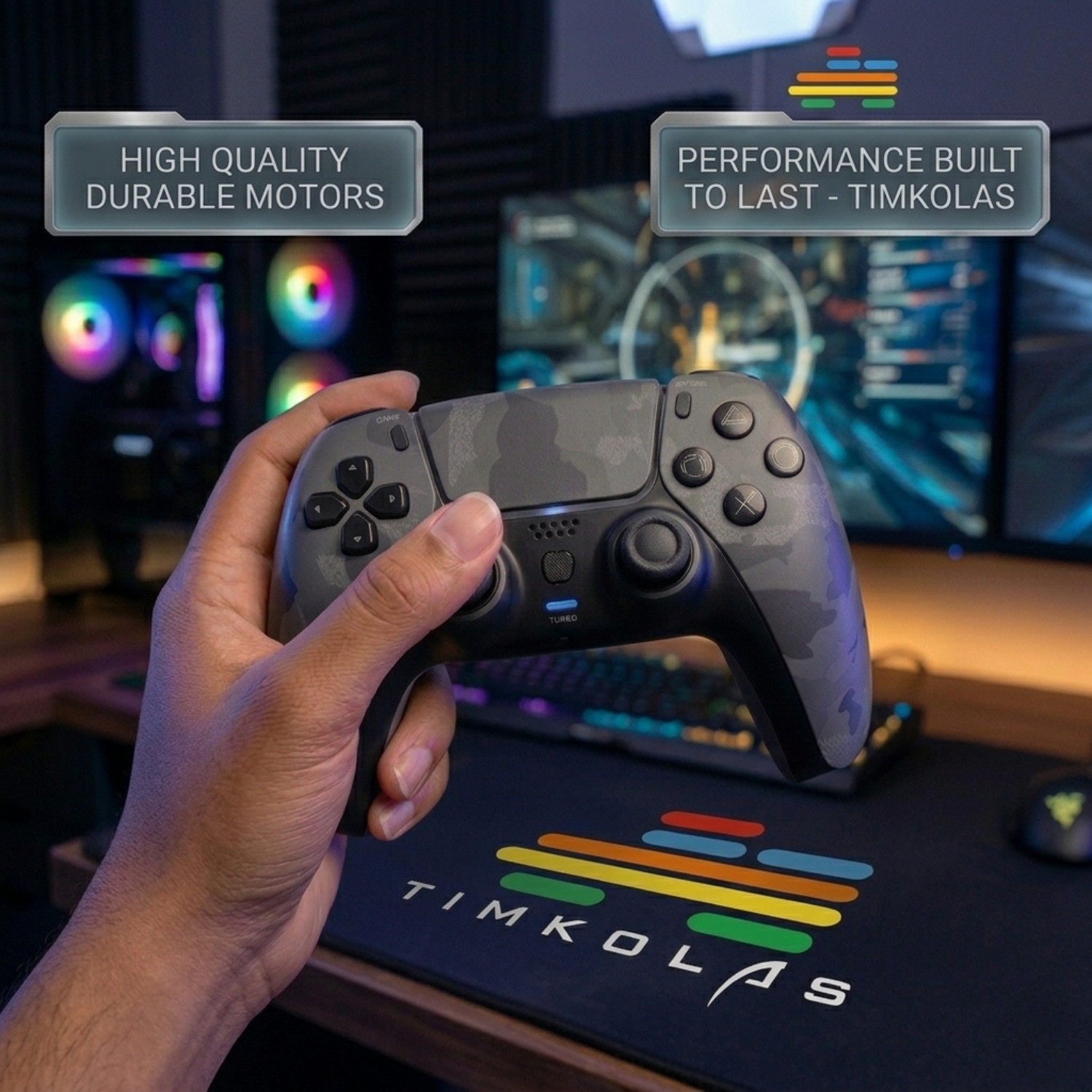 Image of Timkolas Gaming Wireless controller for PS4. it's DualShock 4 Compatible Gamepad Bluetooth Gamepad
