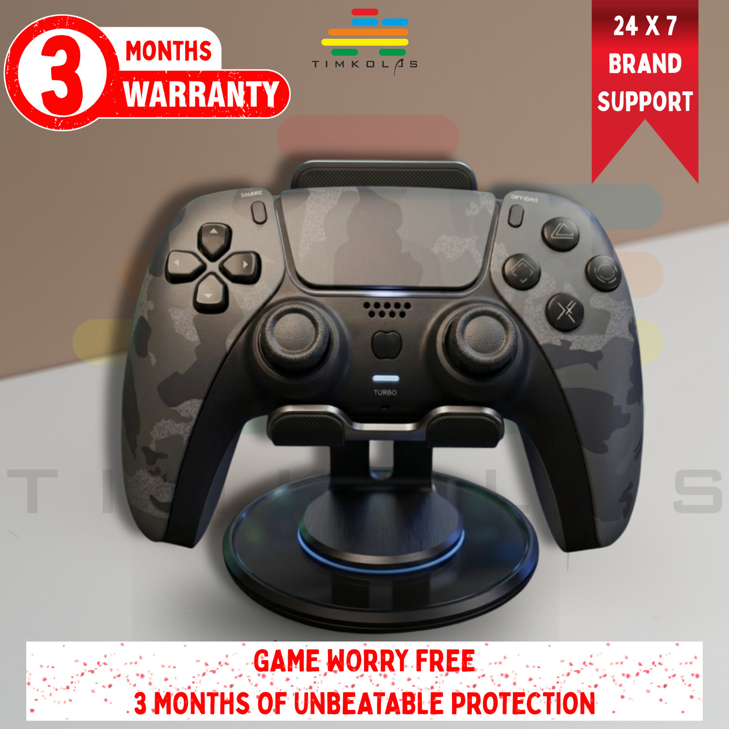 Image of Timkolas Gaming Wireless controller for PS4. it's DualShock 4 Compatible Gamepad Bluetooth Gamepad