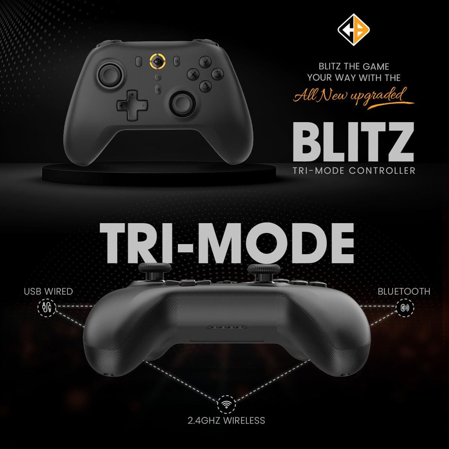 Image of Cosmic Byte Byte Blitz Tri Mode Gamepad