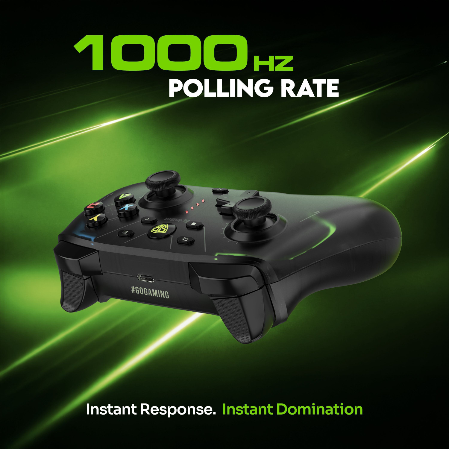Image of SpinBot Astro GX2 Wireless PC Controller with-1000Hz Poling Rate-Hall Effect-Turbo Mode Gamepad