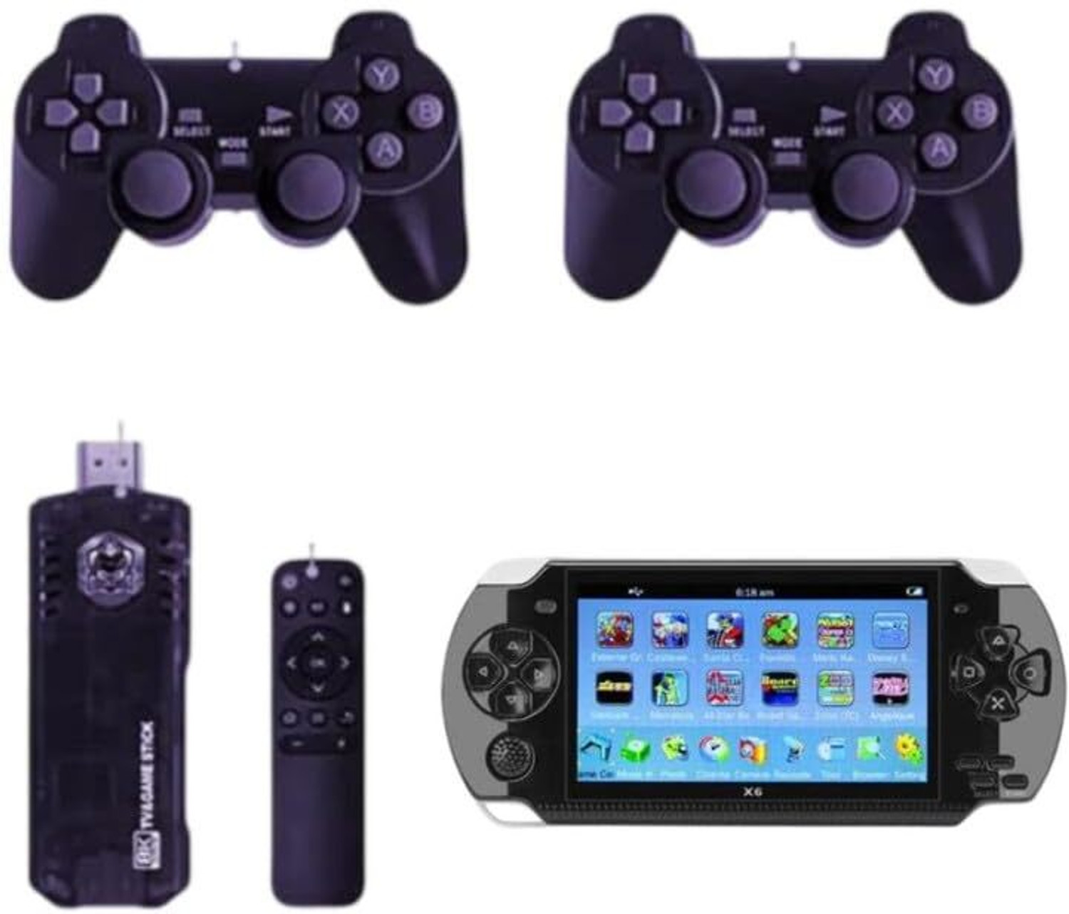 Image of Lipzie C444.96ABG10.X8.Video.Game+X6.Video.Game USB Gamepad