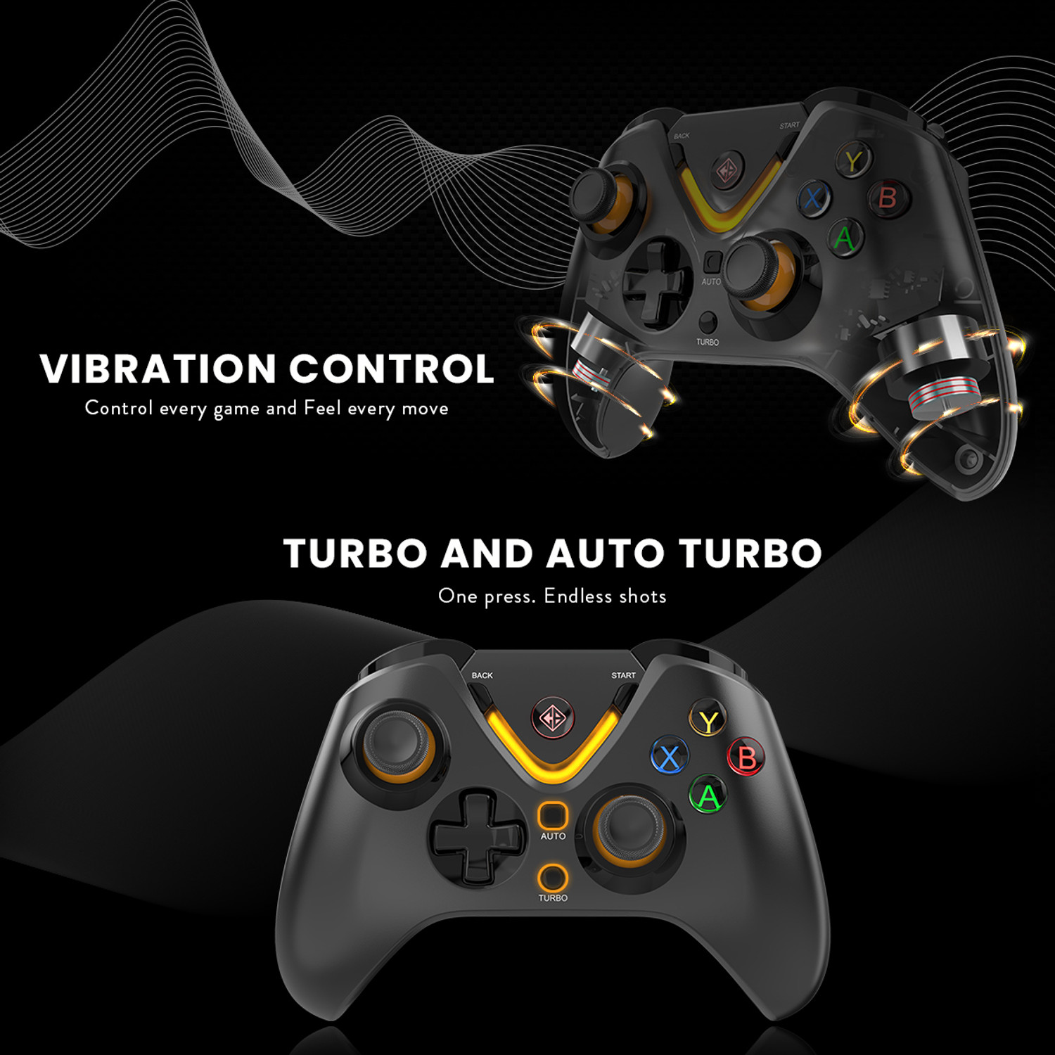 Image of Cosmic Byte Ares Wireless Gamepad Tri-Mode Gamepad