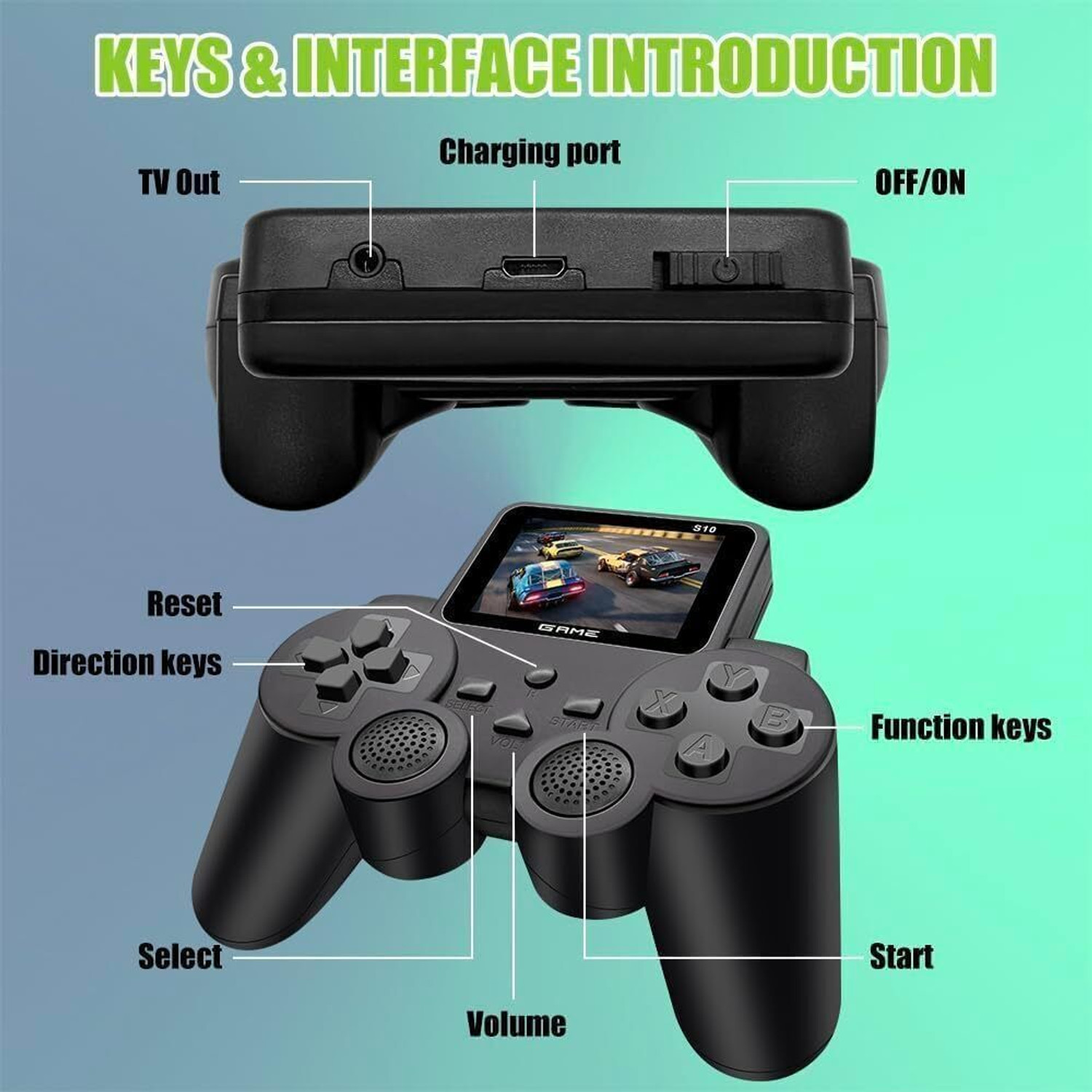 Image of A TOZ ENTERPRISES GAMEZONE Handheld Gaming Console