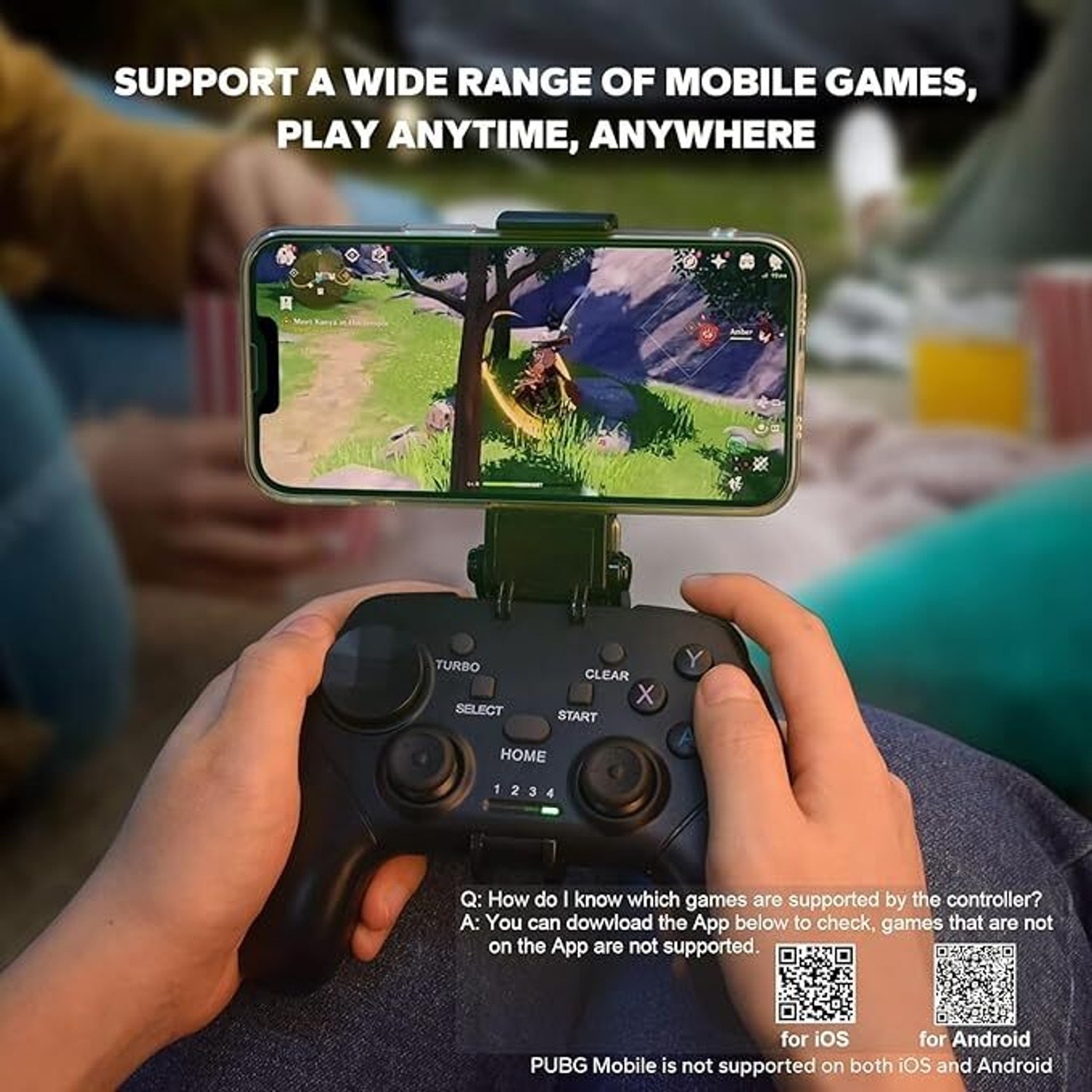Image of Etzin Wireless Mobile Gaming Controller BSP G9 Android, iPad,Tablet, PC EPL-1284GA Bluetooth Gamepad