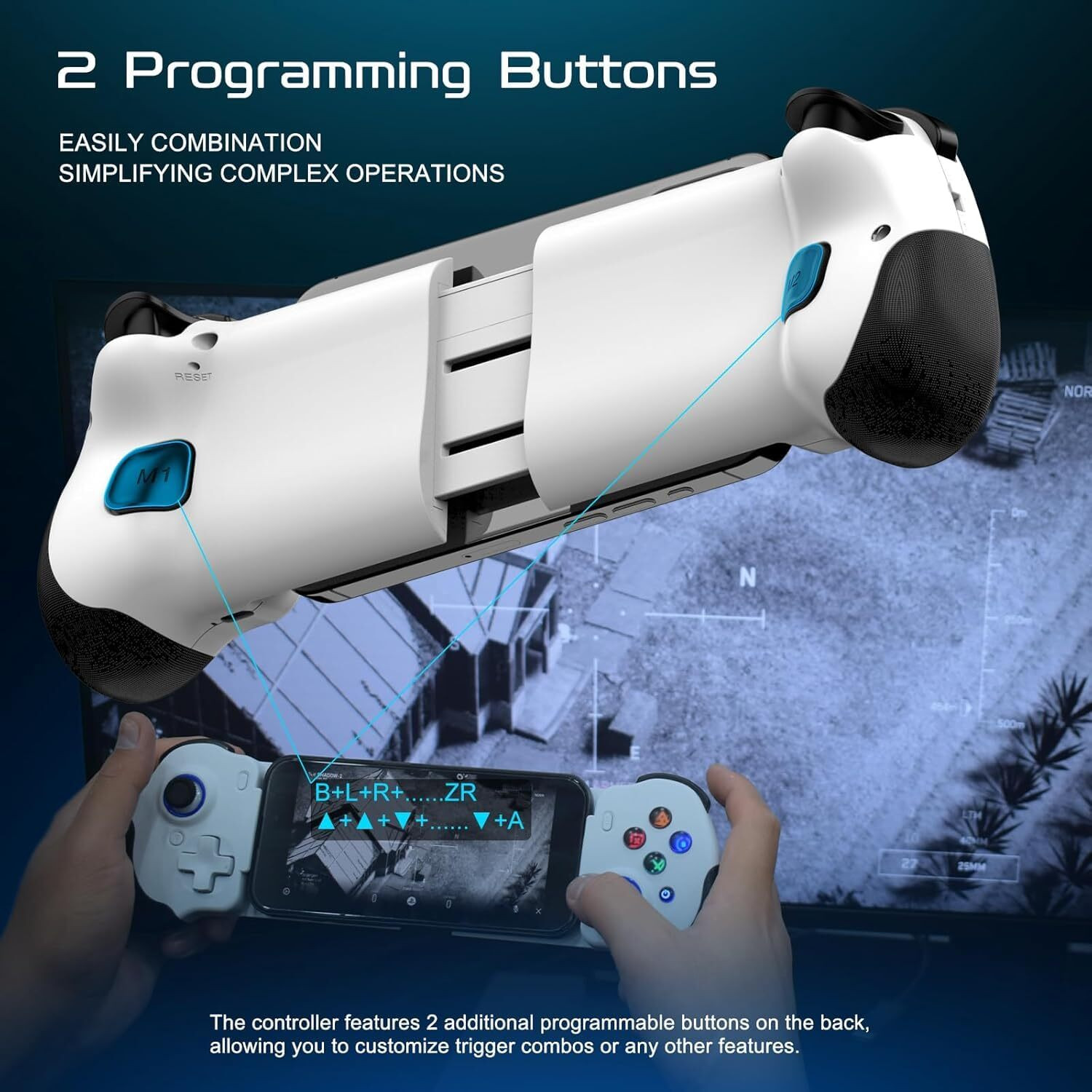 Image of Tobo Mobile Gaming Controller for Android & Phone 15 /16 Series (USB-C) - Remote Play Bluetooth Gamepad