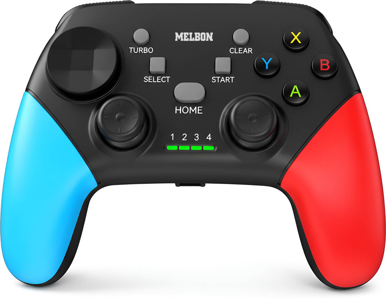 Melbon High Precision Wireless Gaming Controller with Turbo Button and Dual Joystick Bluetooth Gamepad