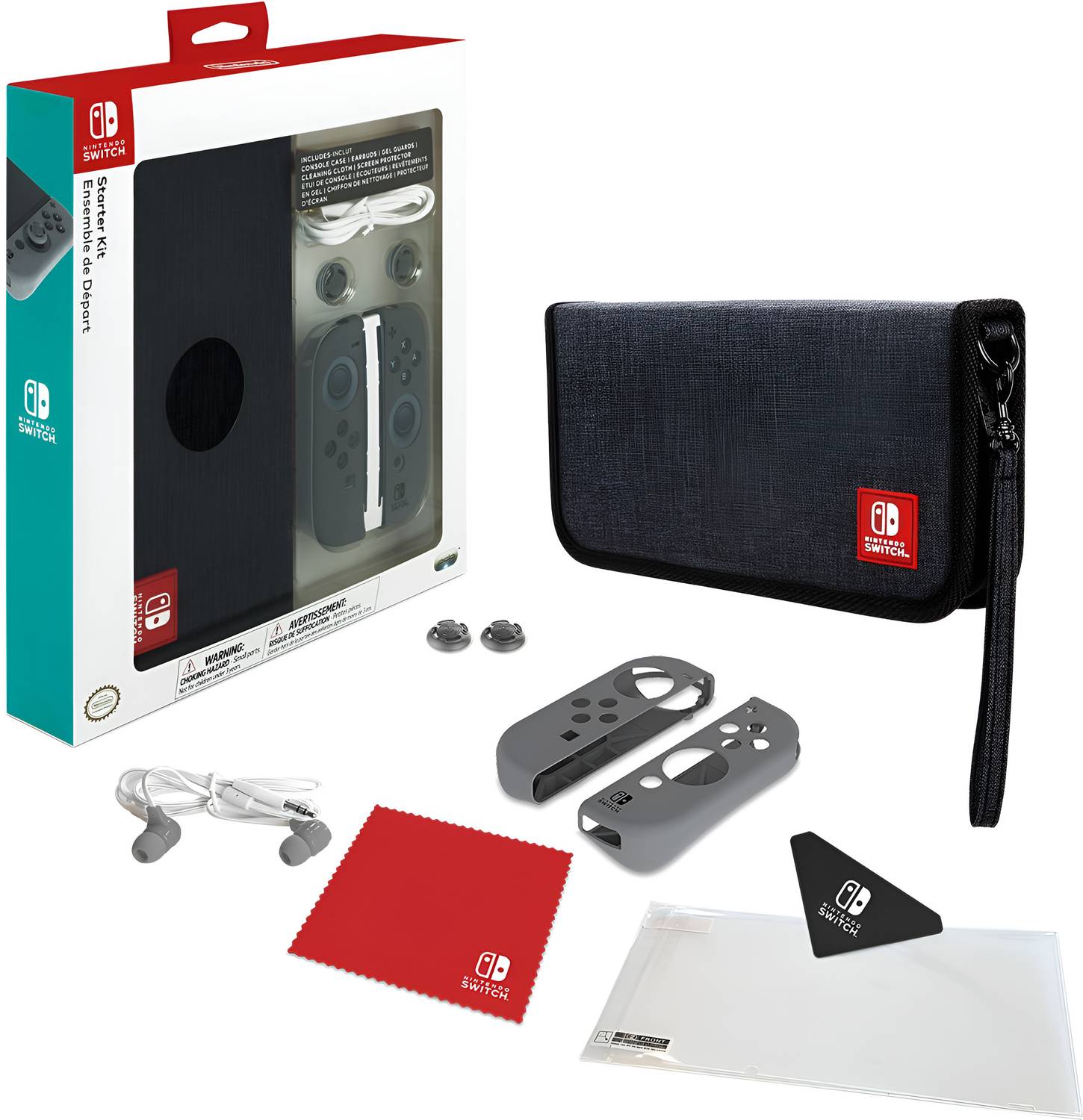 HG WORLD Nintendo Switch Starter Kit-Accessory|Travel Case,Screen