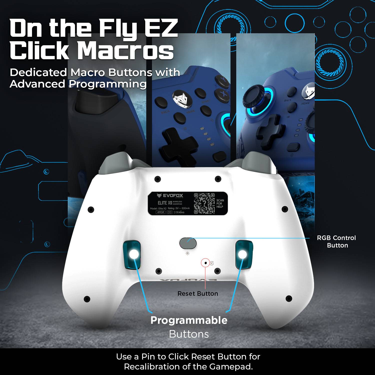 EVOFOX Elite X2 PC Wireless Gamepad - Image 5