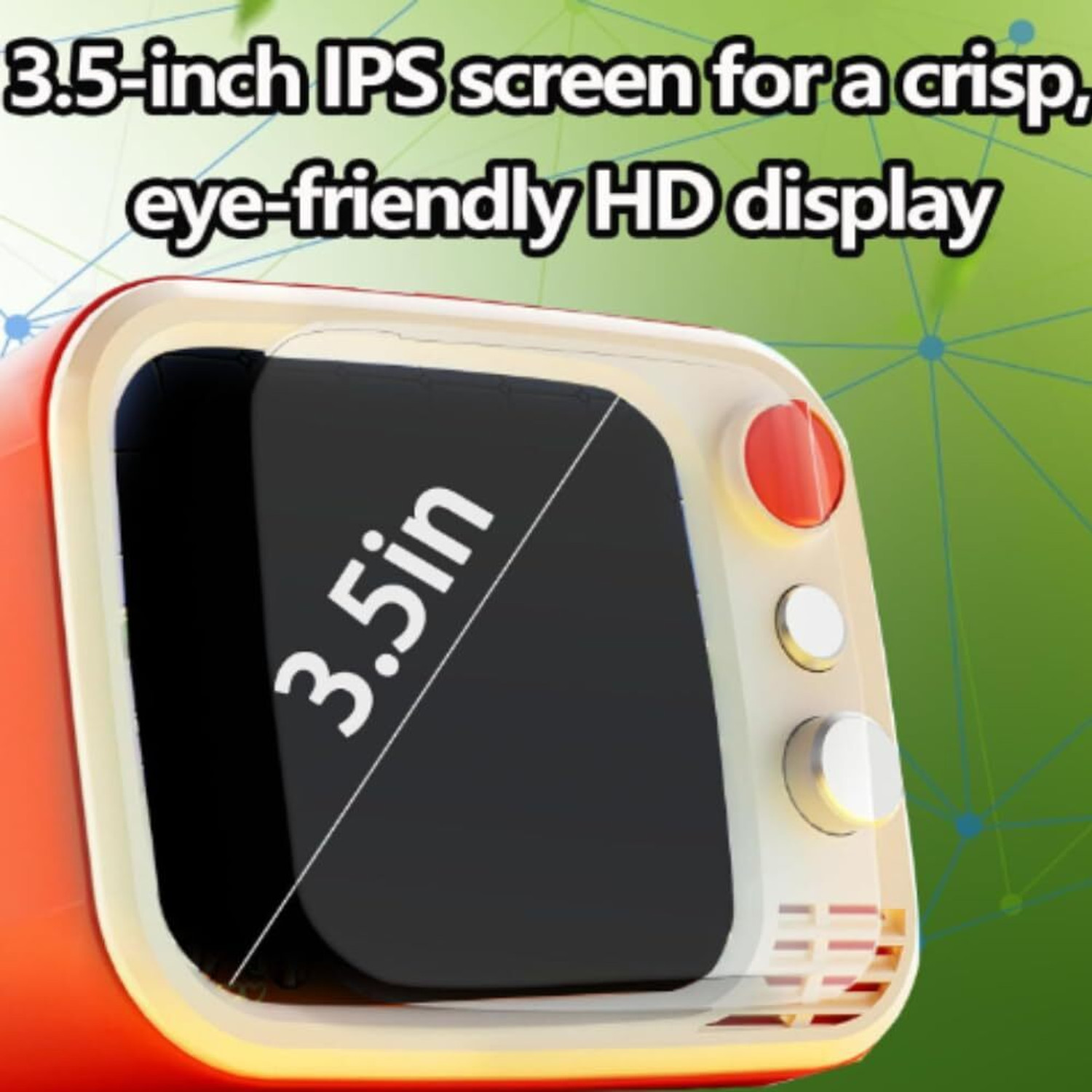 Image of SHAILRON Portable Gaming 740 Classic 3.5 inch Screen TV Games 2 Players Gamepad USB Gamepad