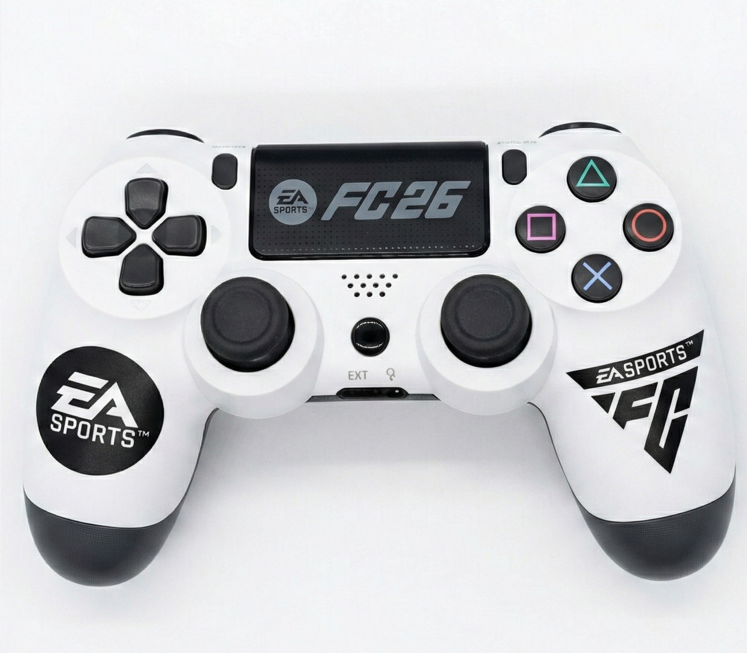 Image of HG WORLD PS4 Controller DualShock 4 Wireless Playstation Gaming Remote, FC26 Edition Bluetooth Gamepad