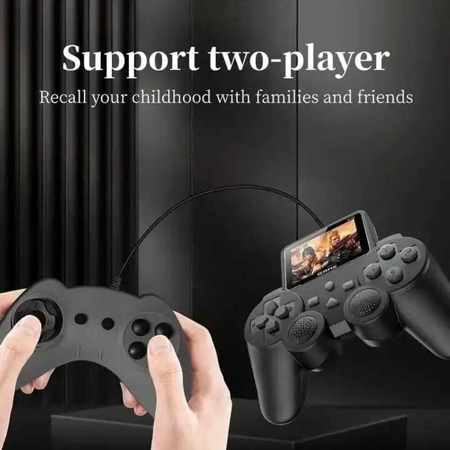 Image of Rhonnium 520 in 1 Sup Video Games Portable, Led Screen and USB Rechargeable Gamepad