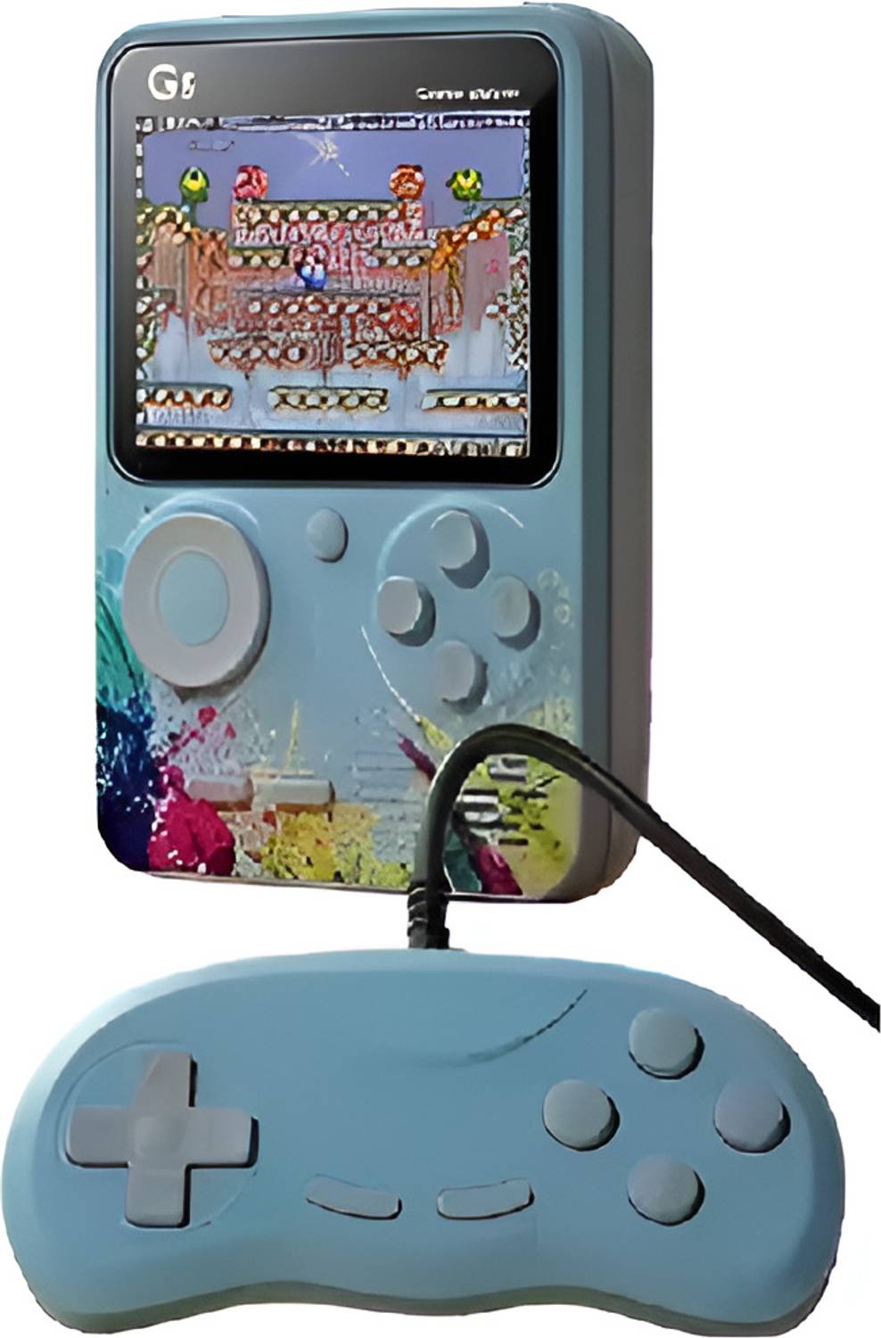 HG WORLD G5 Retro Mini Game Box 2 Player Classic Tv Video Game Handheld Portable Pocket Gaming console for tv ,old video game for kids (Best Gift & Fun) All Ages 128 MB GB with Full HD AV Output With Extra Remote, Video Game Hand TV, video games for tv