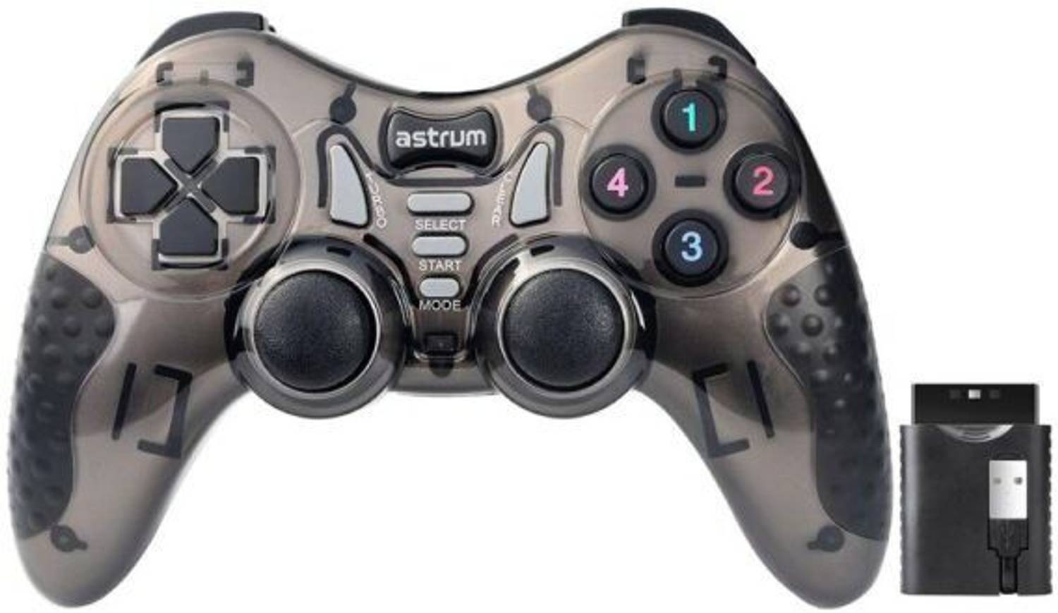 ASTRUM 5 in 1 Wireless Dual Shock Gamepad Joystick- GW520 Wi-fi Gamepad
