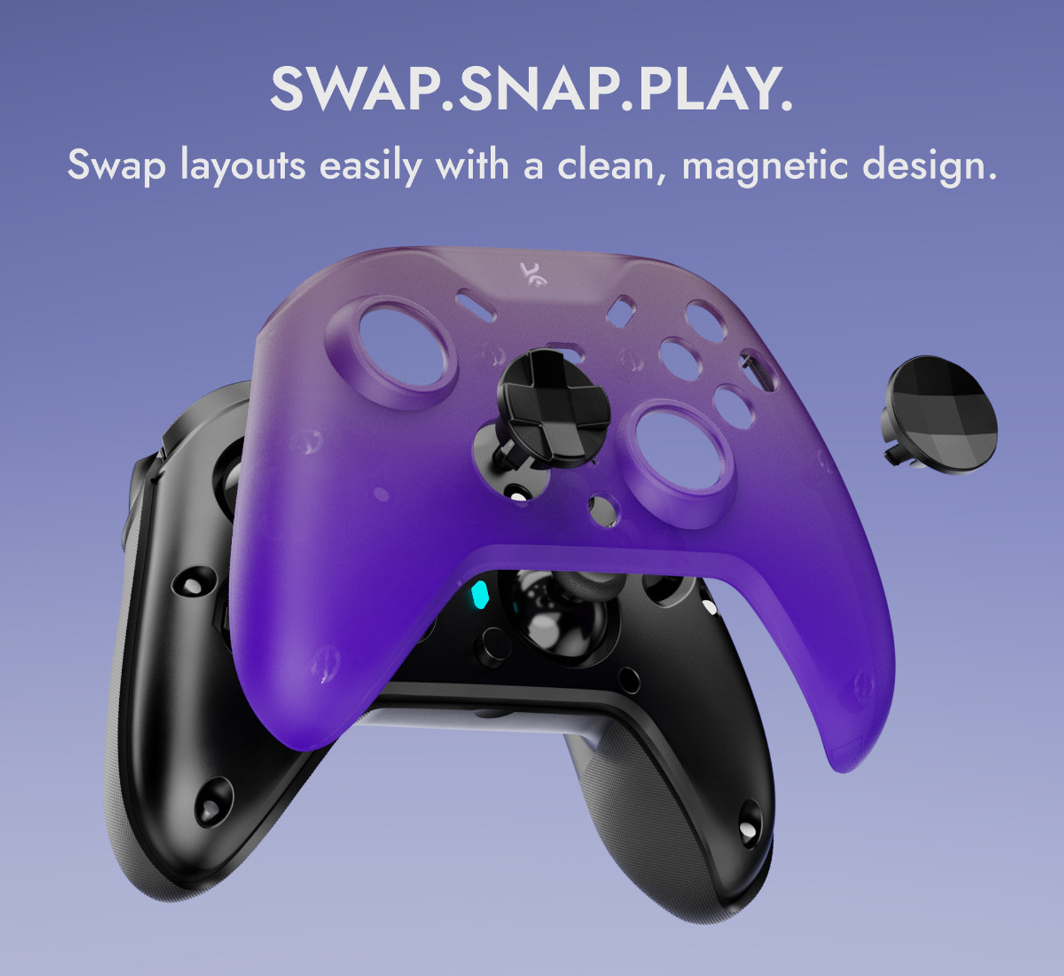 Image of Kreo Surge Ultra Wireless Gaming Controller 1K Polling Rate, Gyroscope Wi-fi Gamepad