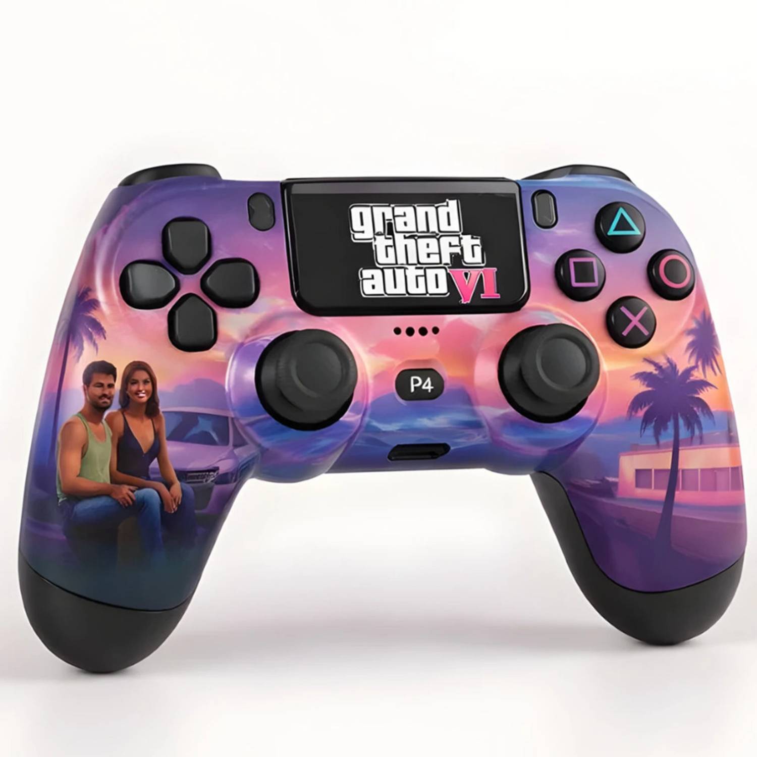 Maizic Smarthome GTA PS4 Playstation Controller Dualshock 4 Wireless, High Performance Dual Motor Bluetooth Gamepad