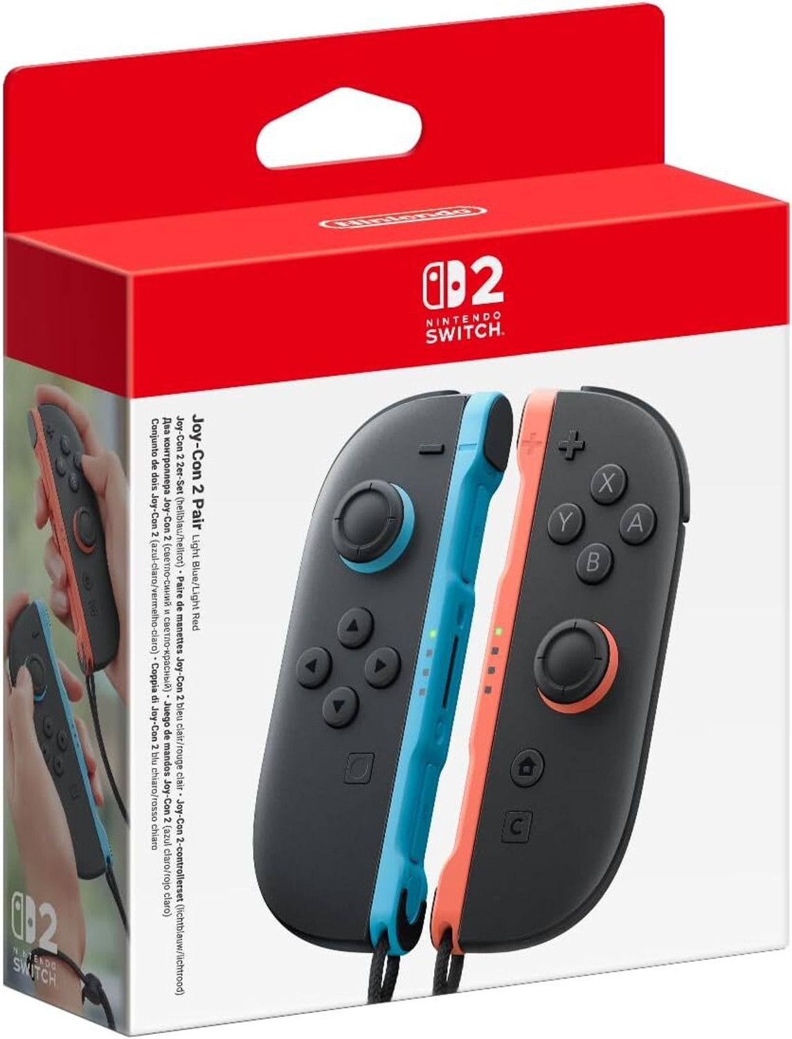 Image of NINTENDO Switch 2 Joy Con | Switch 2 Joy Con Controllers | Joy Con Grip + Bluetooth Gamepad