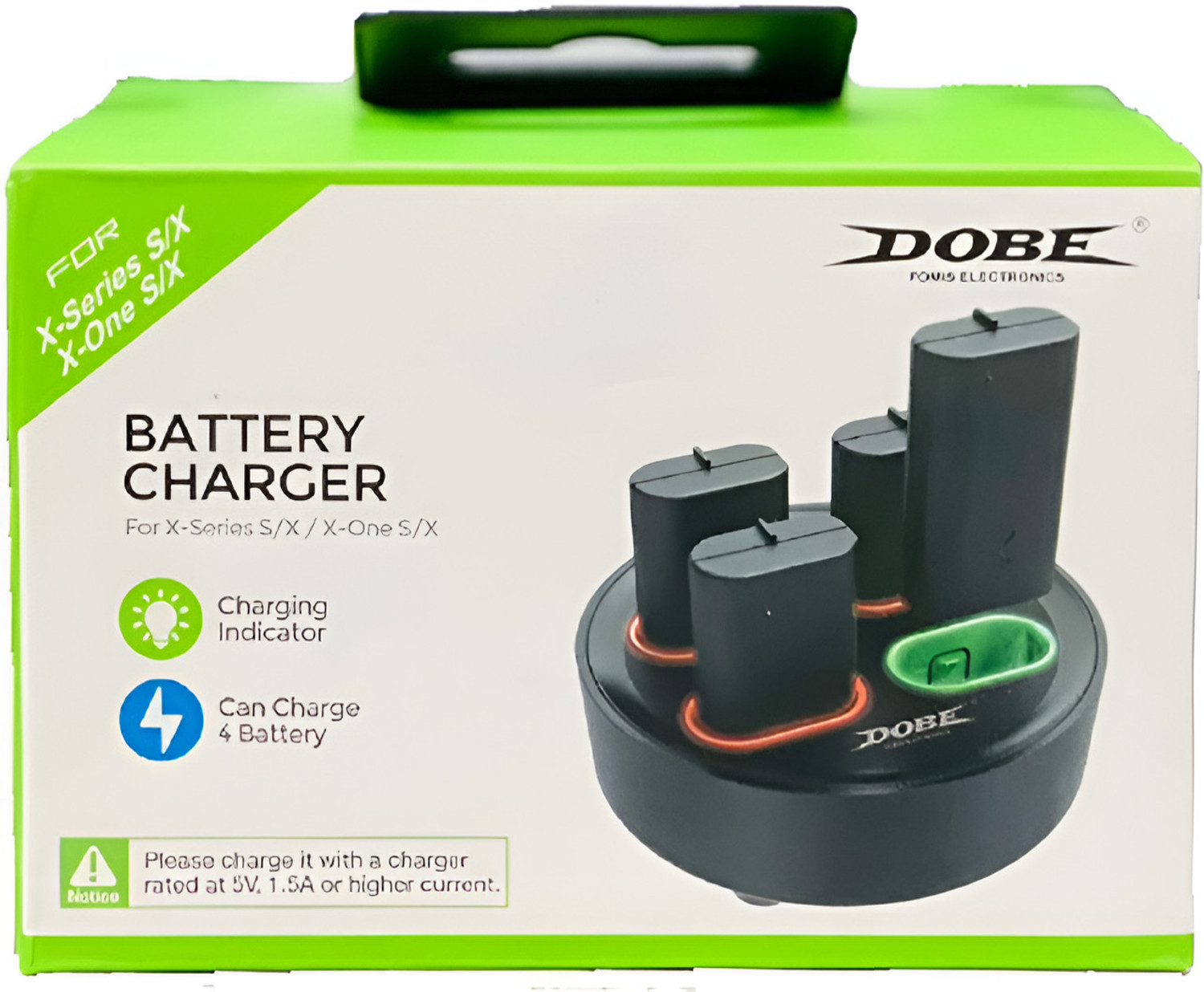 Image of HG WORLD Dobe Controller Battery Charger TYX-0645S 4-Charging Dock Slots For Xbox Remotes USB Gamepad