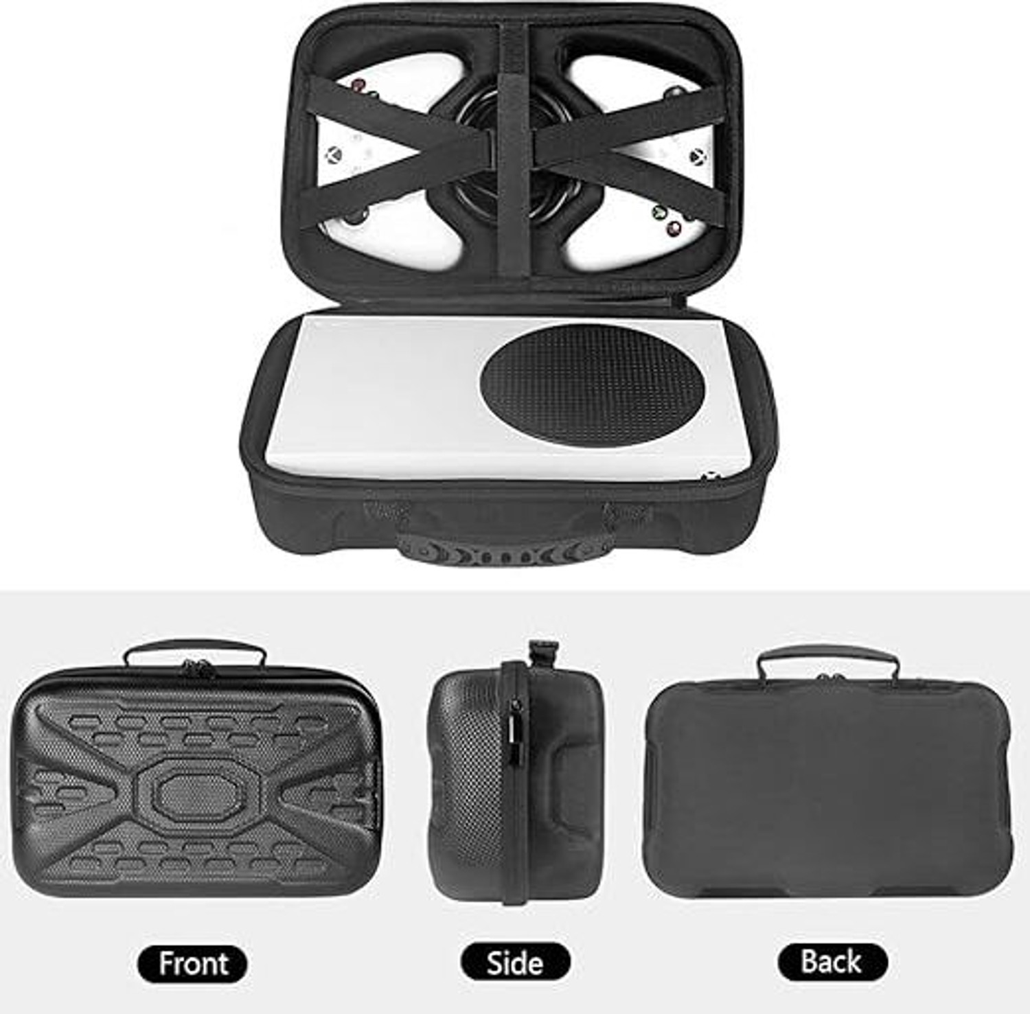 Image of HG WORLD Xbox Series S Protective Travel Bag For Console, Controller & Gaming Accessories Gamepad