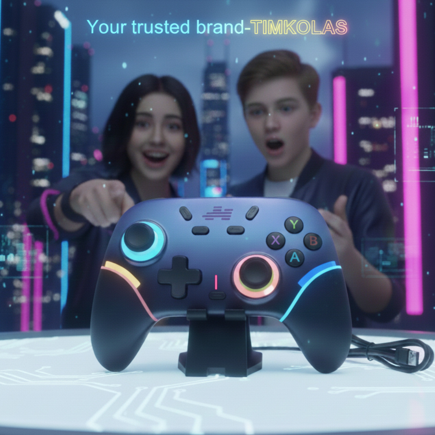 Image of Timkolas A1 Gaming Series Wireless Controller for PC and Cloud Gaming Gamepad 26 Bluetooth Gamepad