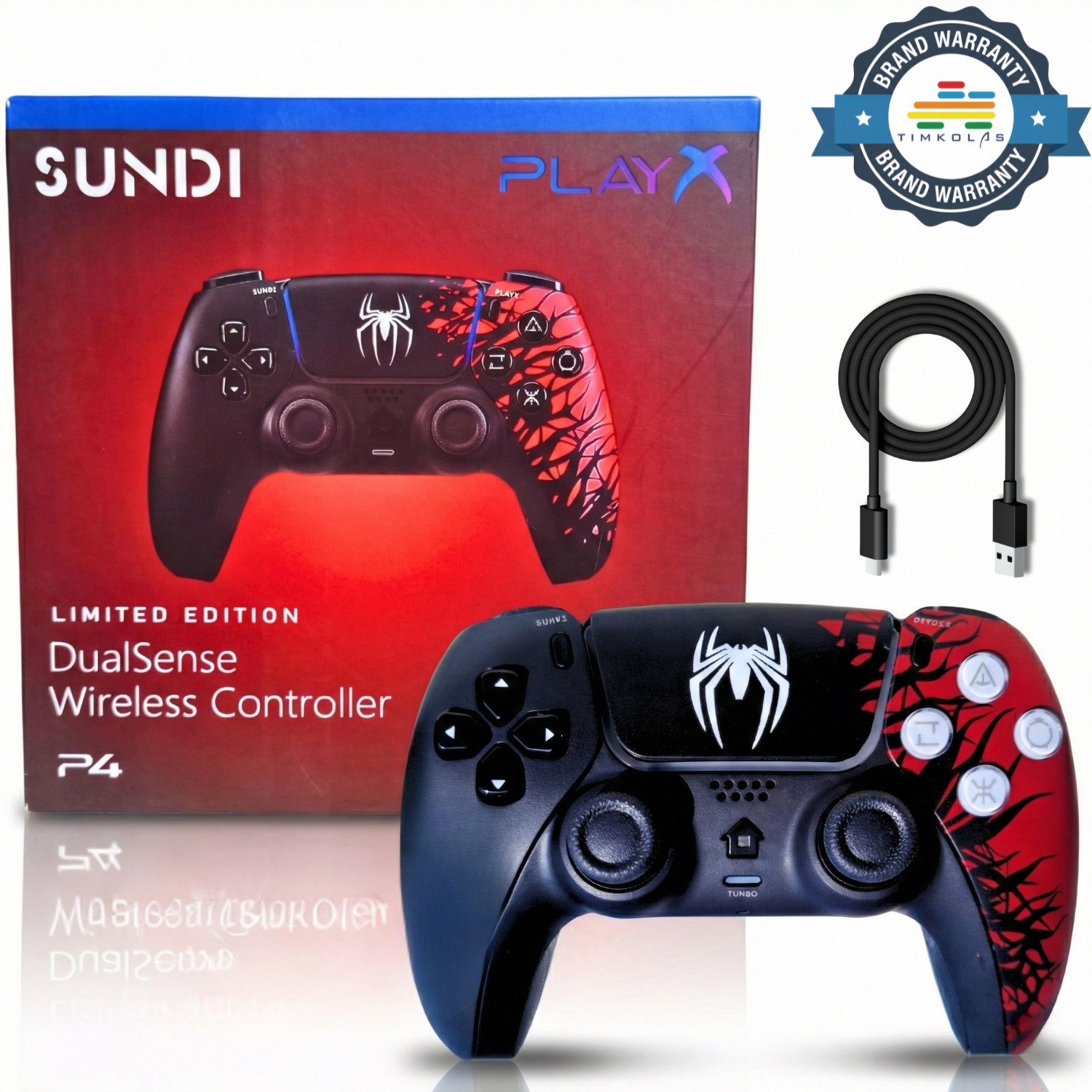 Image of Timkolas Compatible PS4 Z1 Wireless Gaming Series Controller PC & Cloud Gaming Support 02 Bluetooth Gamepad