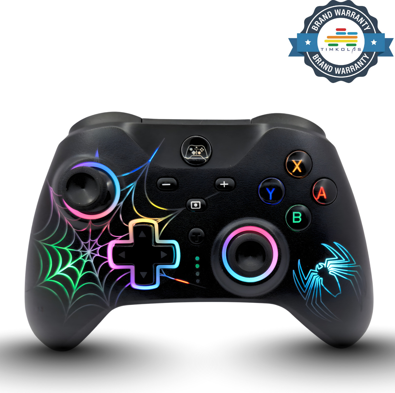 Image of Timkolas Wireless Gaming Controller with RGB LED Lights Compatible &PC,Windows,Console 02 Bluetooth Gamepad