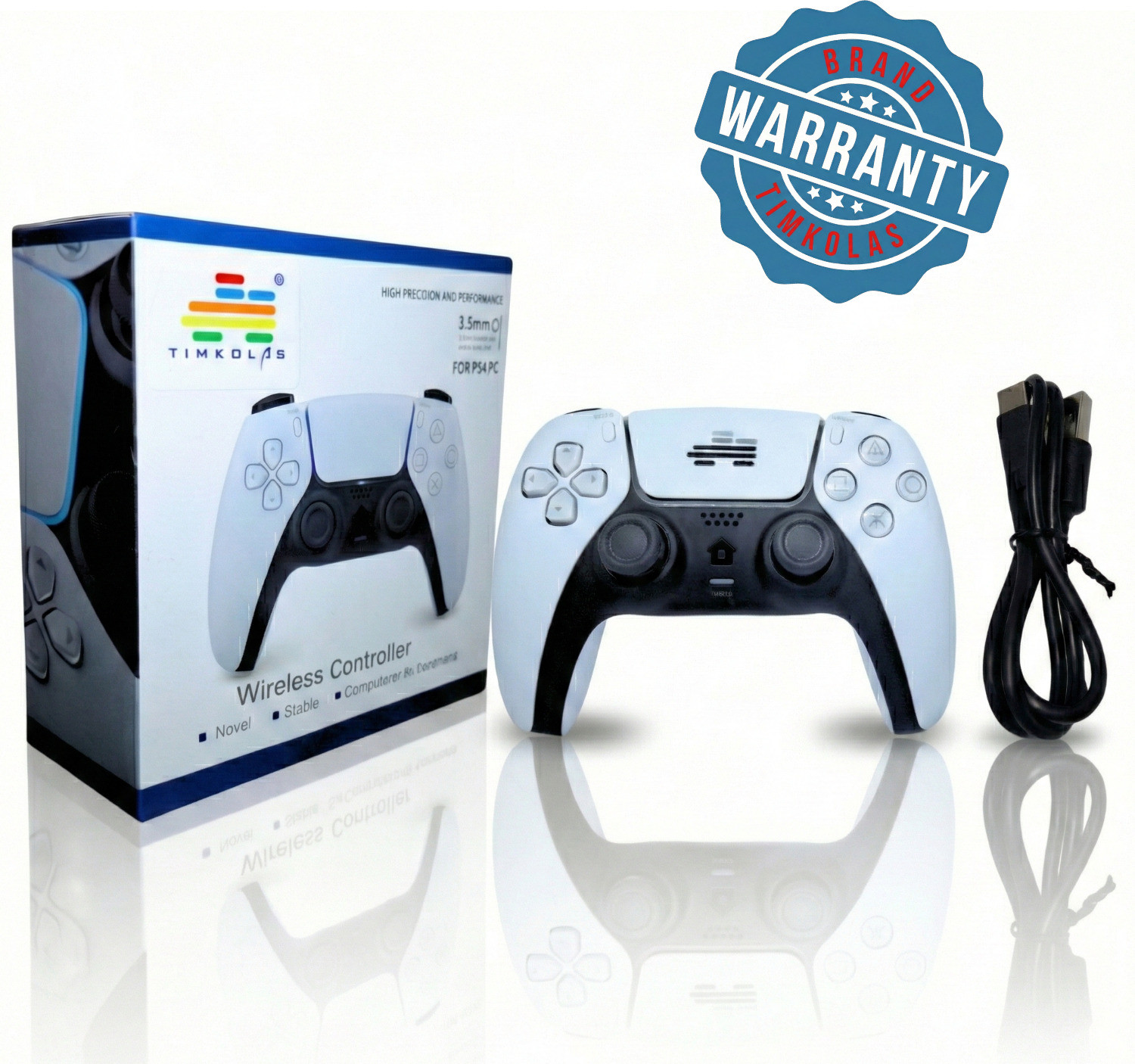 Image of Timkolas Compatible PS4 Z1 Gaming Series Wireless Controller PC & Cloud Gaming Support 08 Bluetooth Gamepad